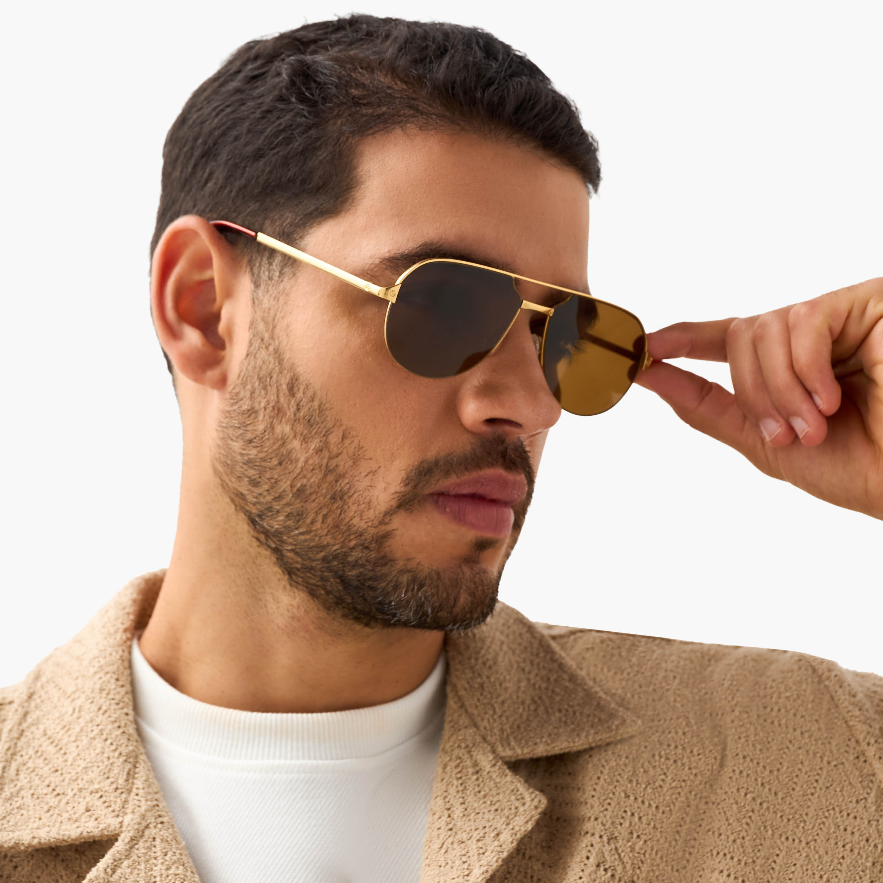 Men Brown Lens Color Sunglasses-men-sunglasses-image-2