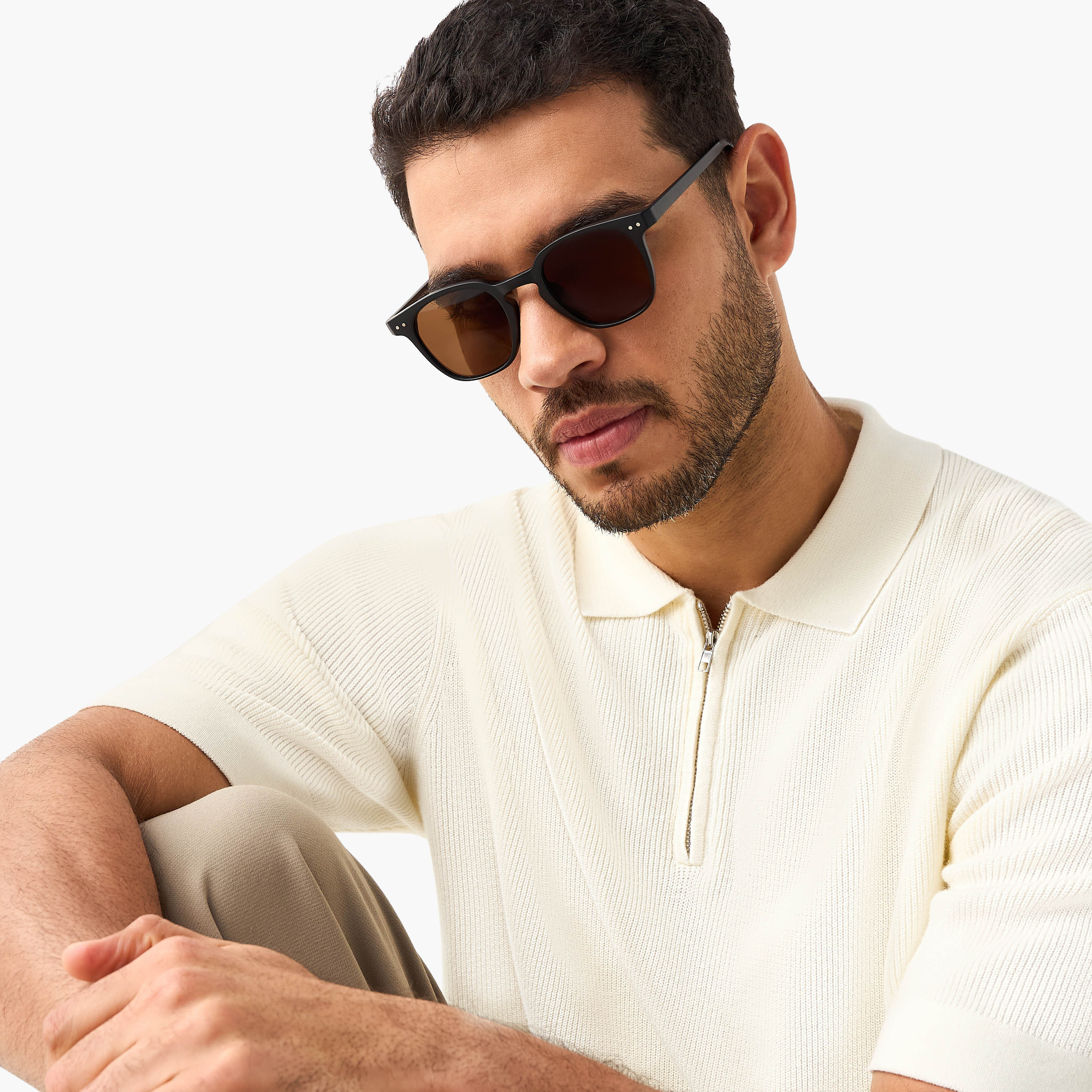نظارة شمسية وايفرير بعدسات سوداء للرجال-men-sunglasses-image-2