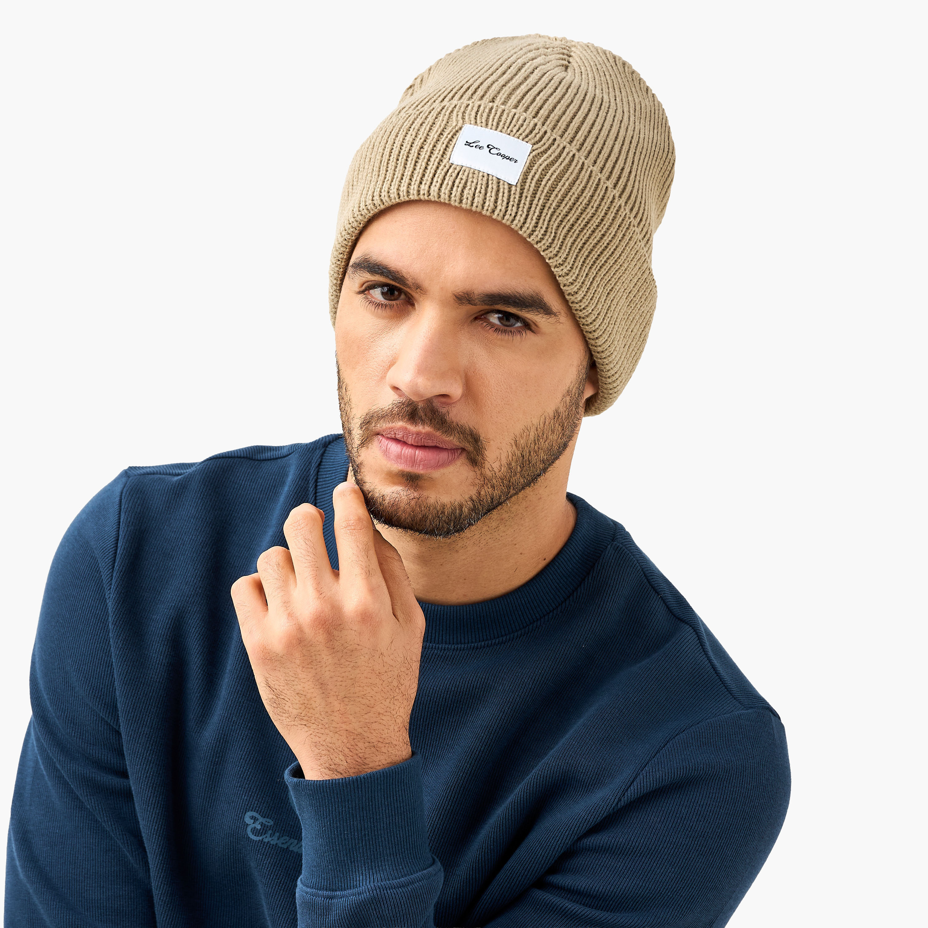 قبعات رجالية مطرزة من لي كوبر - طقم من قطعتين-men-caps-image-2