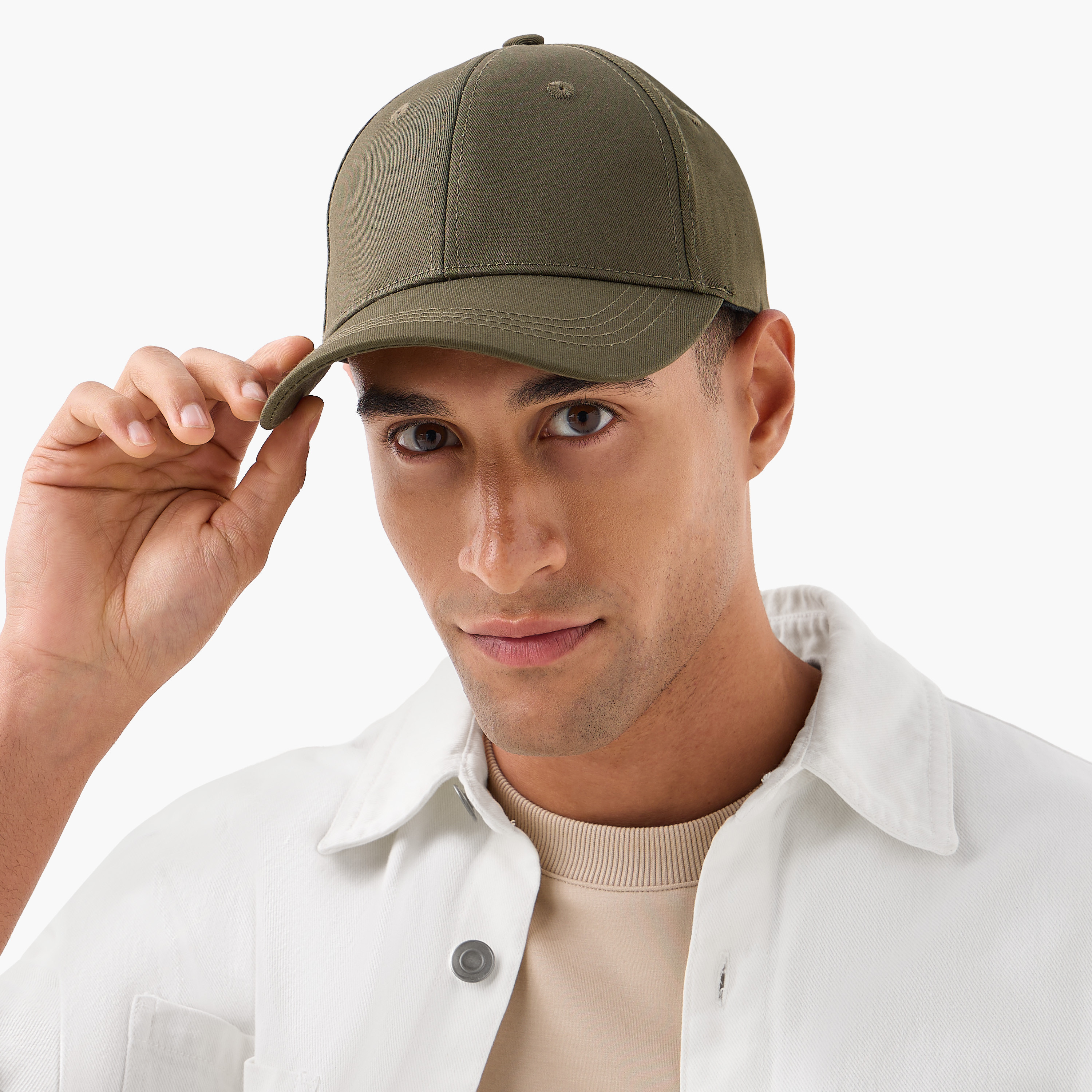 Men Cap with Buckled Strap Closure-men-caps-image-2