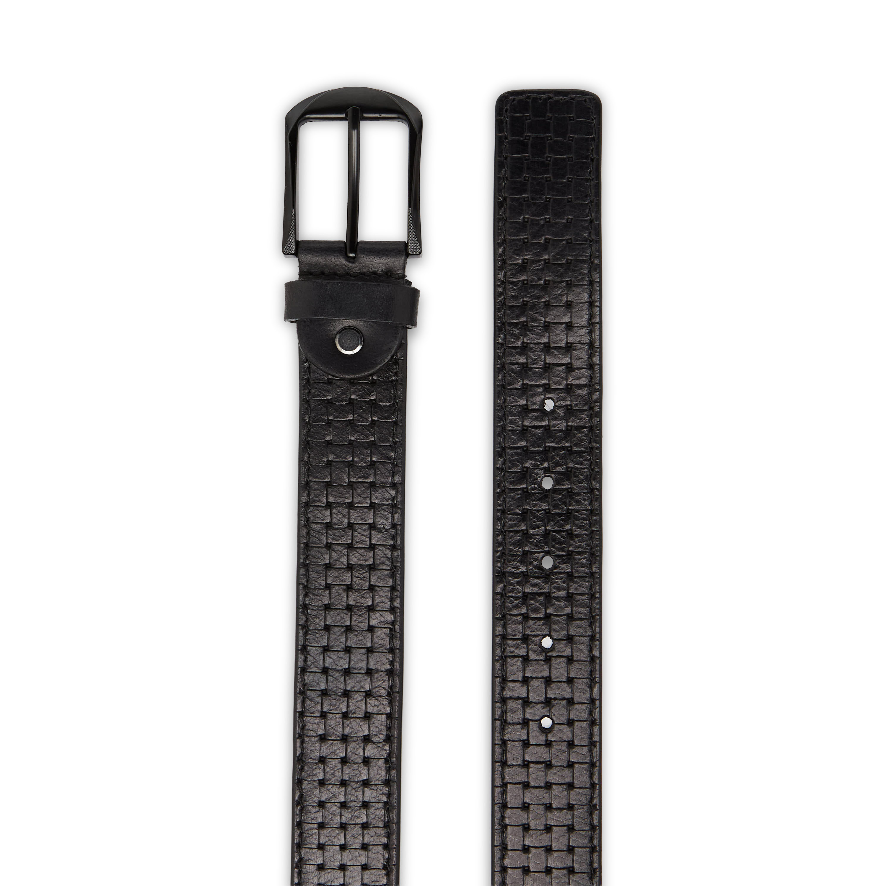 Men Textured Pin Buckle Belt-men-beltsandwallets-belts-image-4