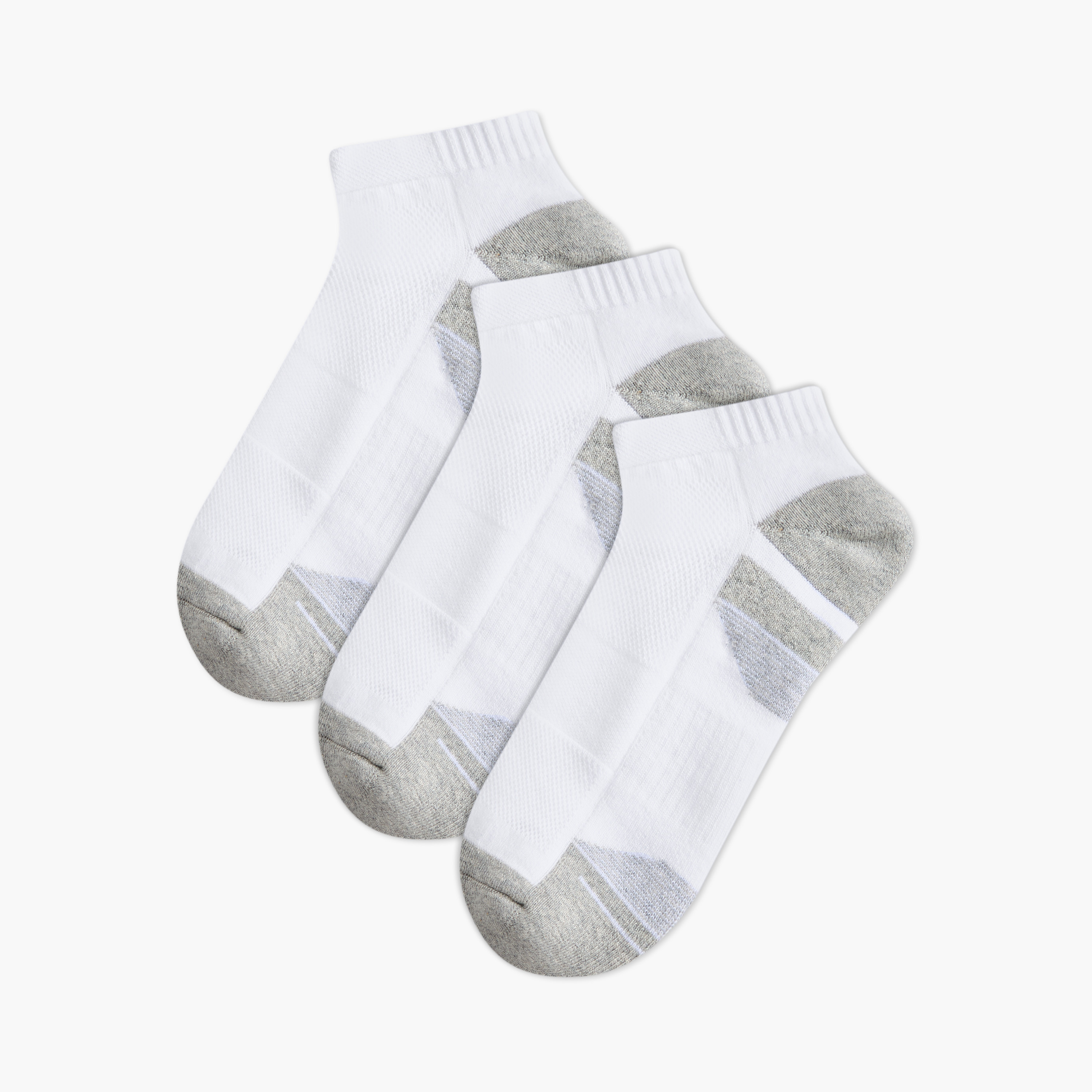 Men Socks Ankle Length Half Terry - Set of 3-men-socks-image-1