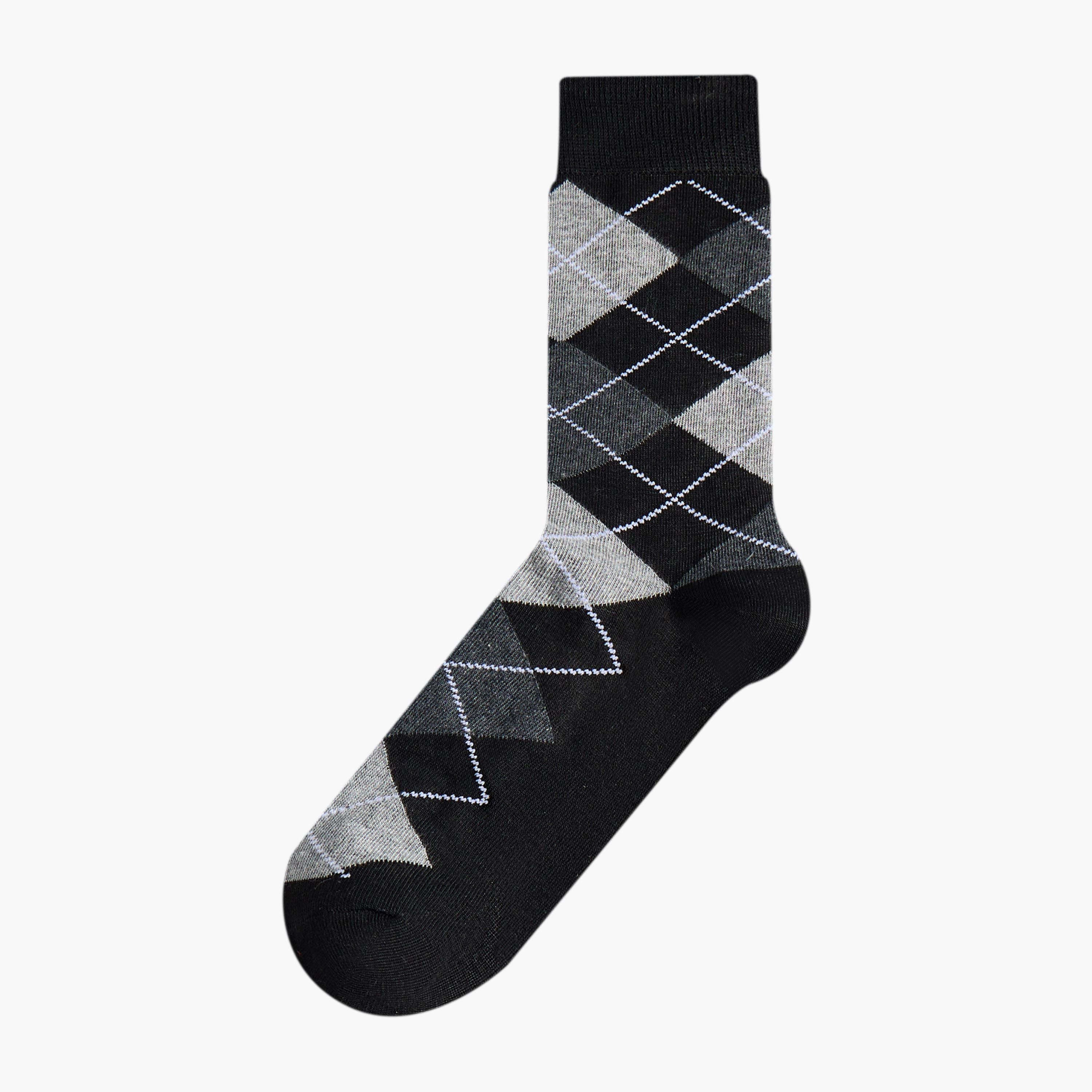 جوارب رجالية بطول الكاحل - طقم من 3-men-socks-image-2