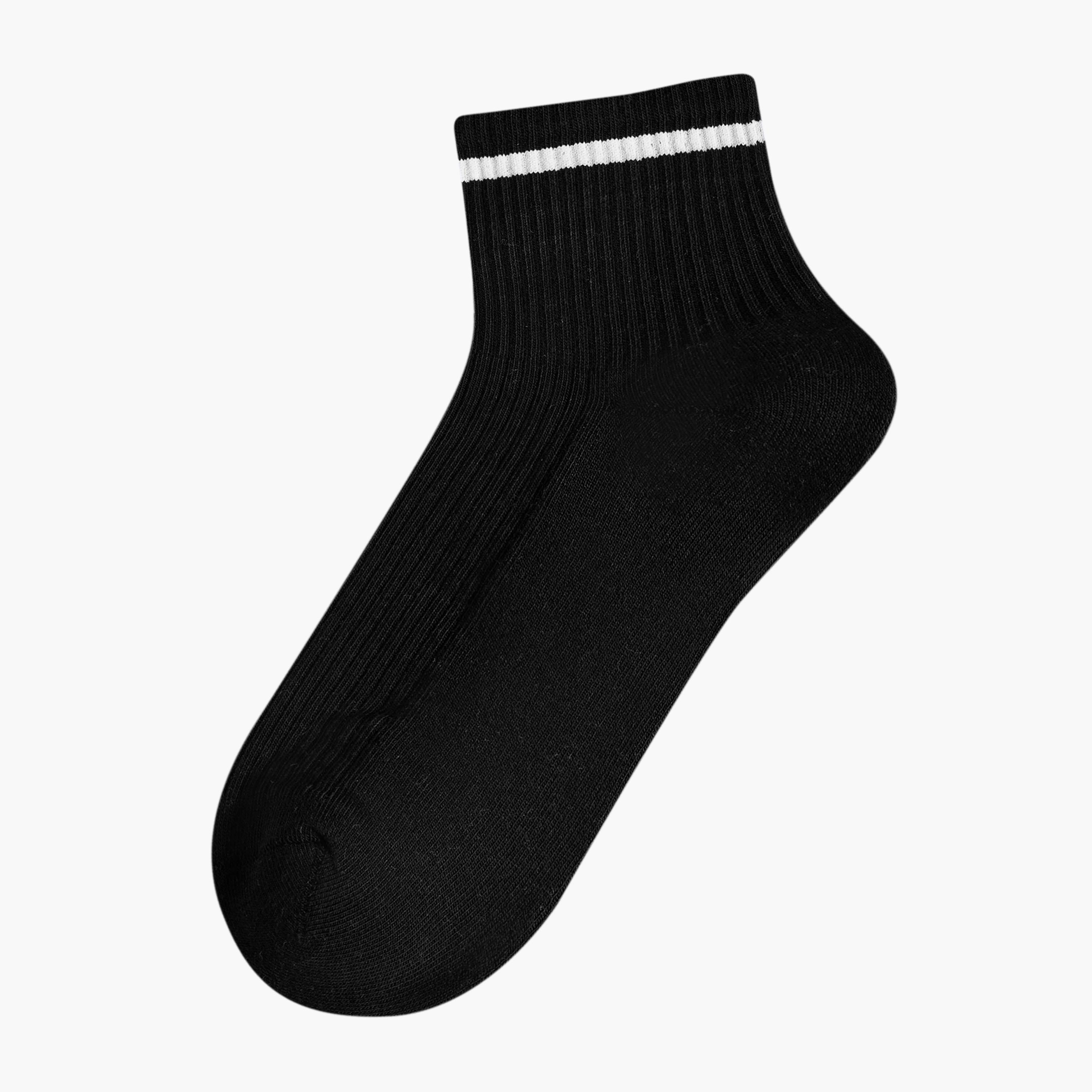 Men Socks Ankle Length Terry - Set of 5-men-socks-image-2