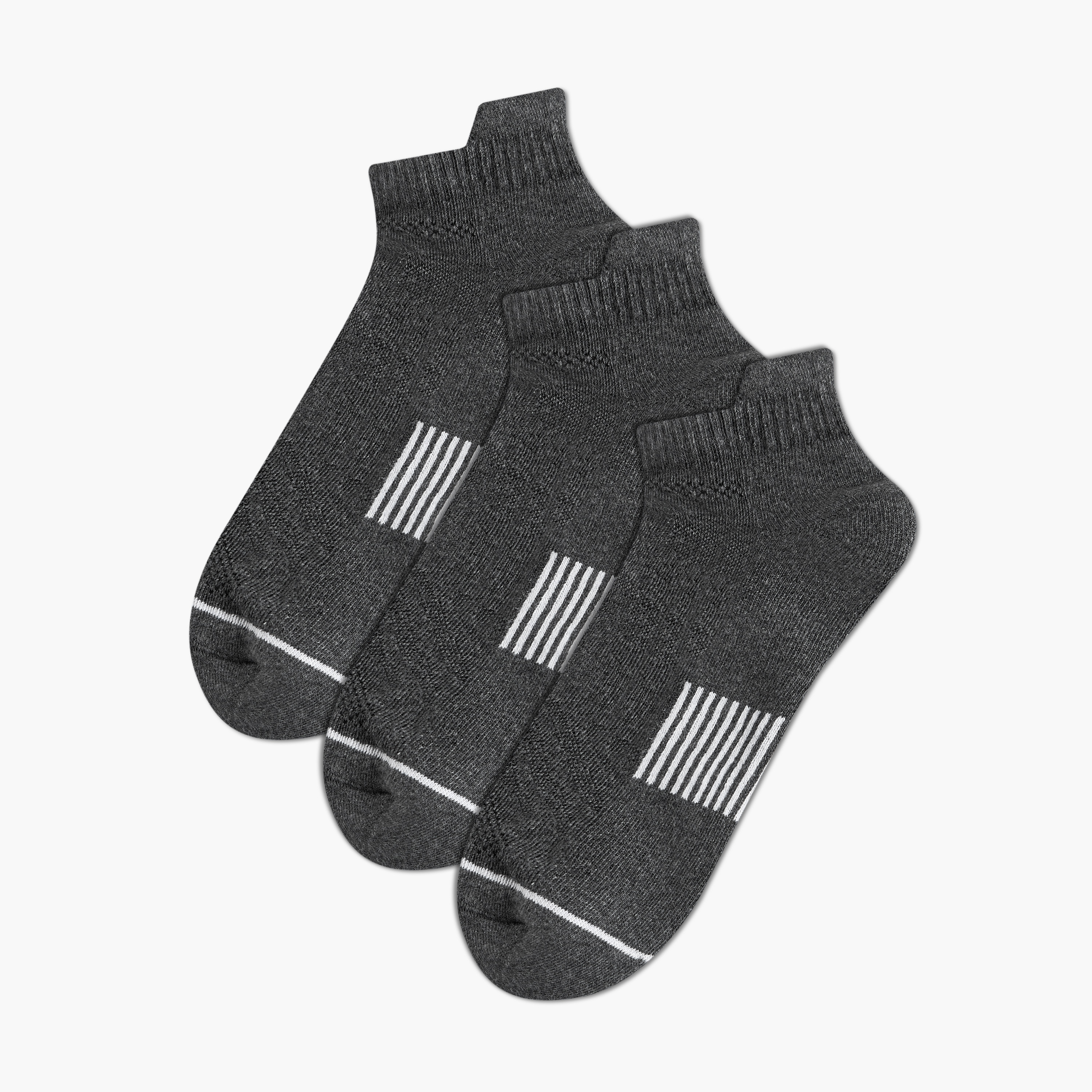 جوارب نصف تيري بطول الكاحل للرجال - طقم 3 قطع-men-socks-image-1