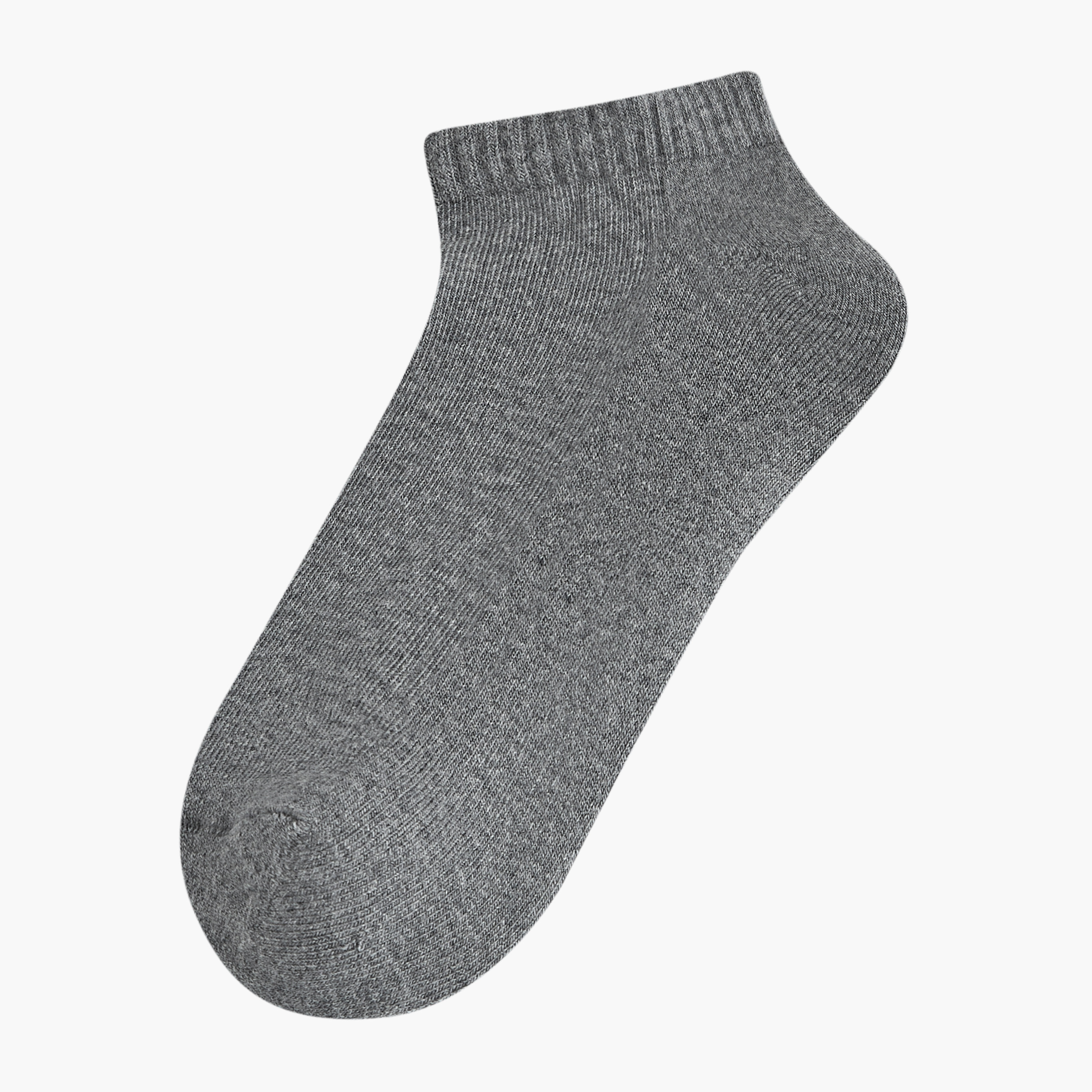 طقم جوارب نصف تيري 3 أزواج بطول الكاحل للرجال-men-socks-image-2