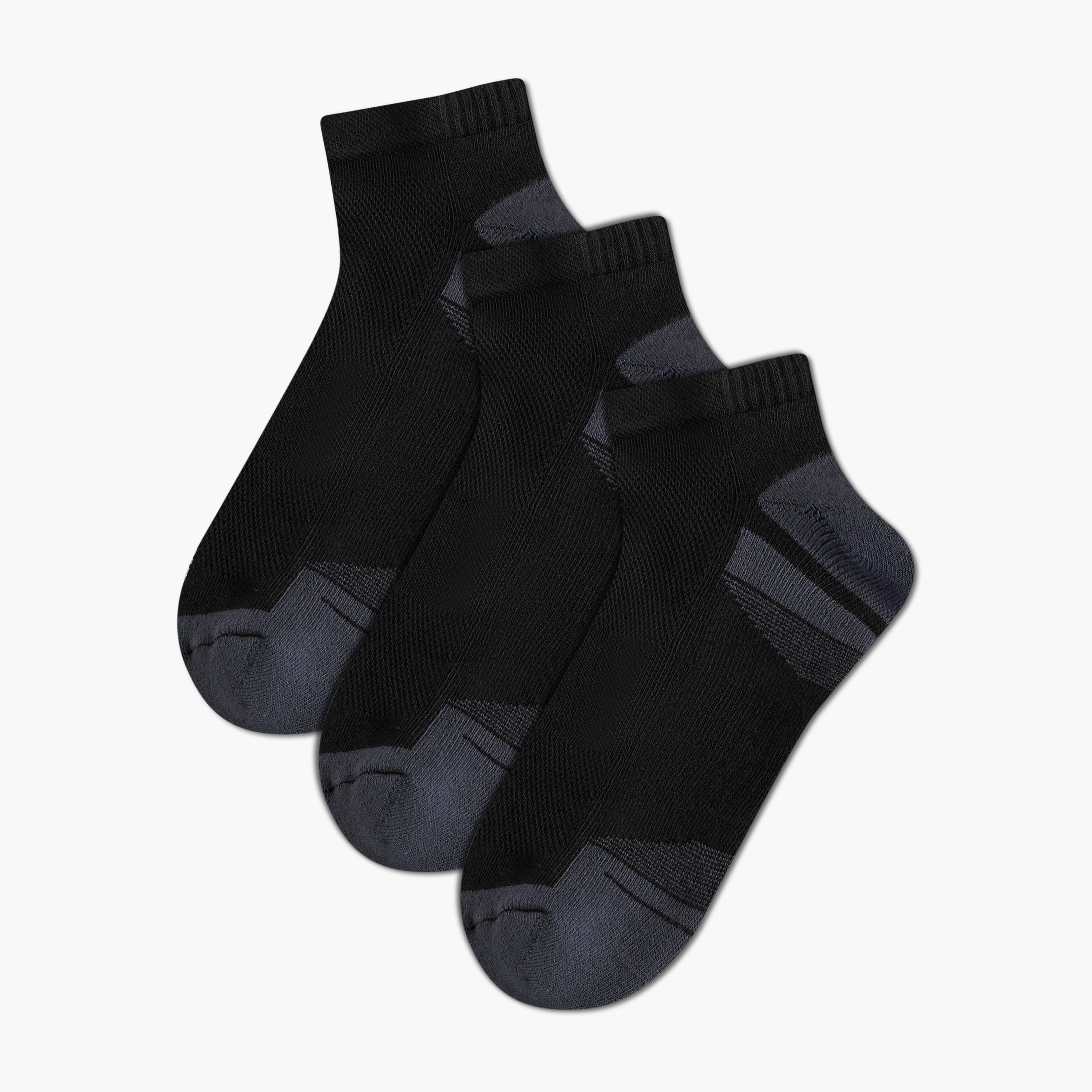 Men Socks Ankle Length Half Terry - Set of 3-men-socks-image-1
