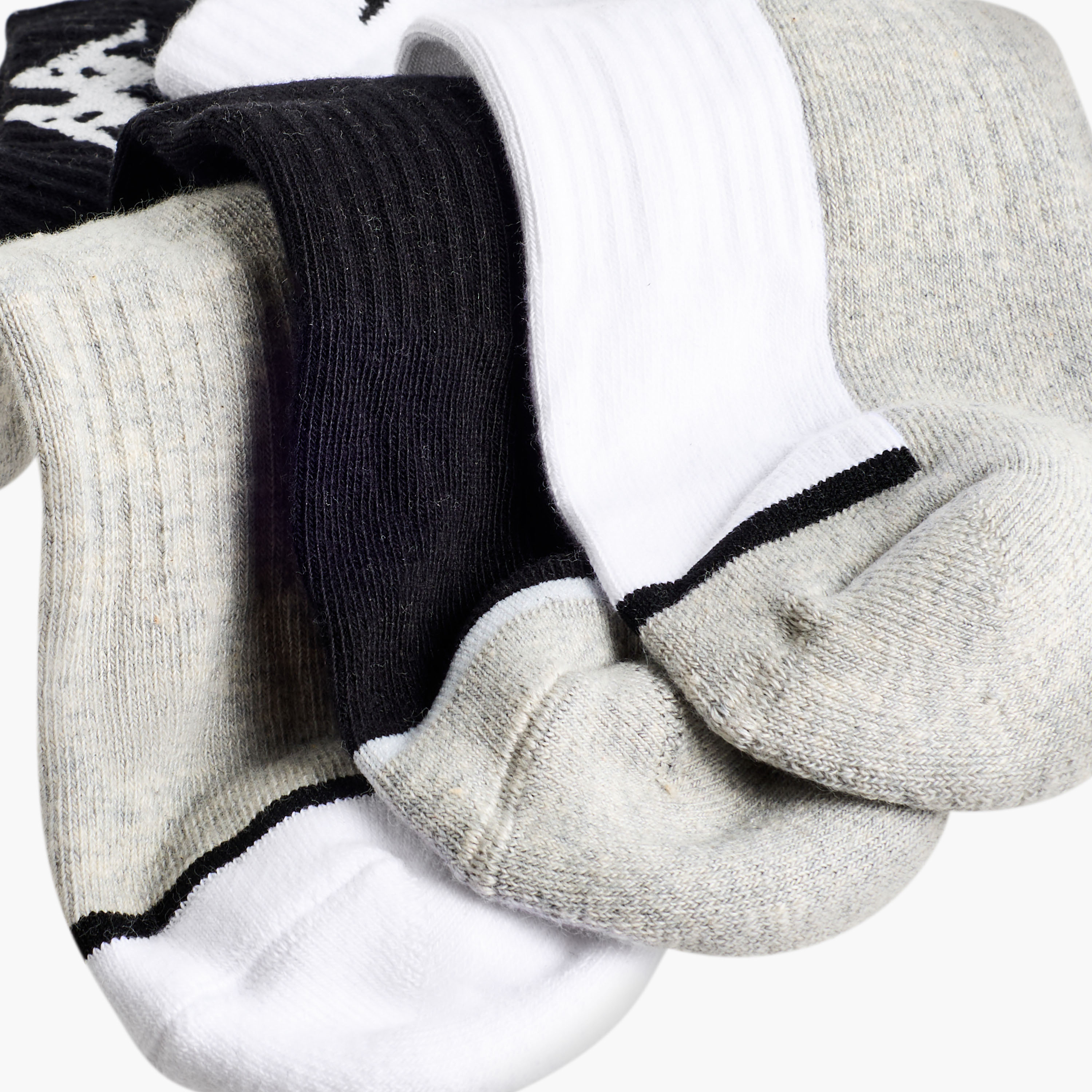 Kappa Men Ankle Length Socks Half Terry - Set of 3-men-socks-image-3