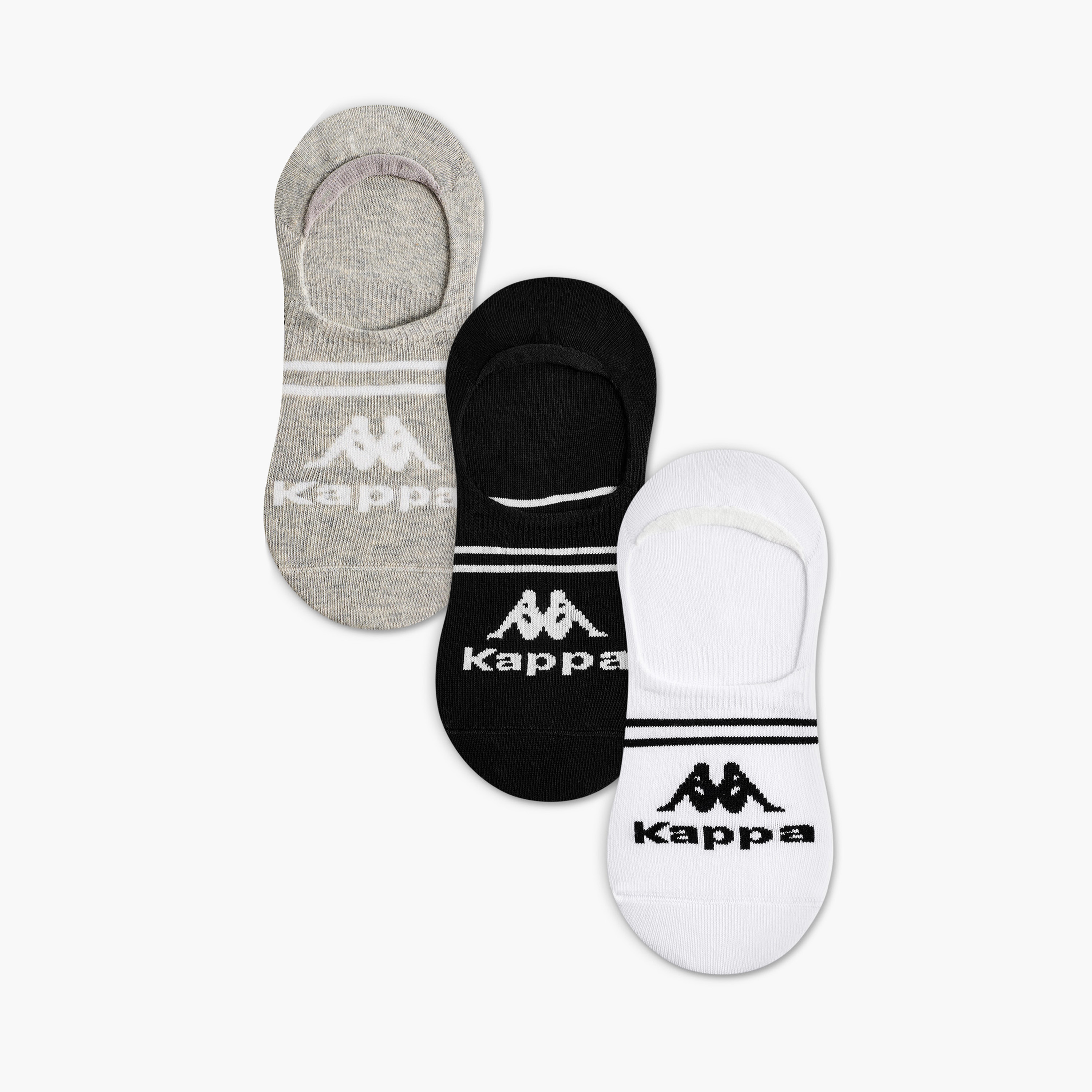 Kappa Men Invisible Socks - Set of 3-men-socks-image-1