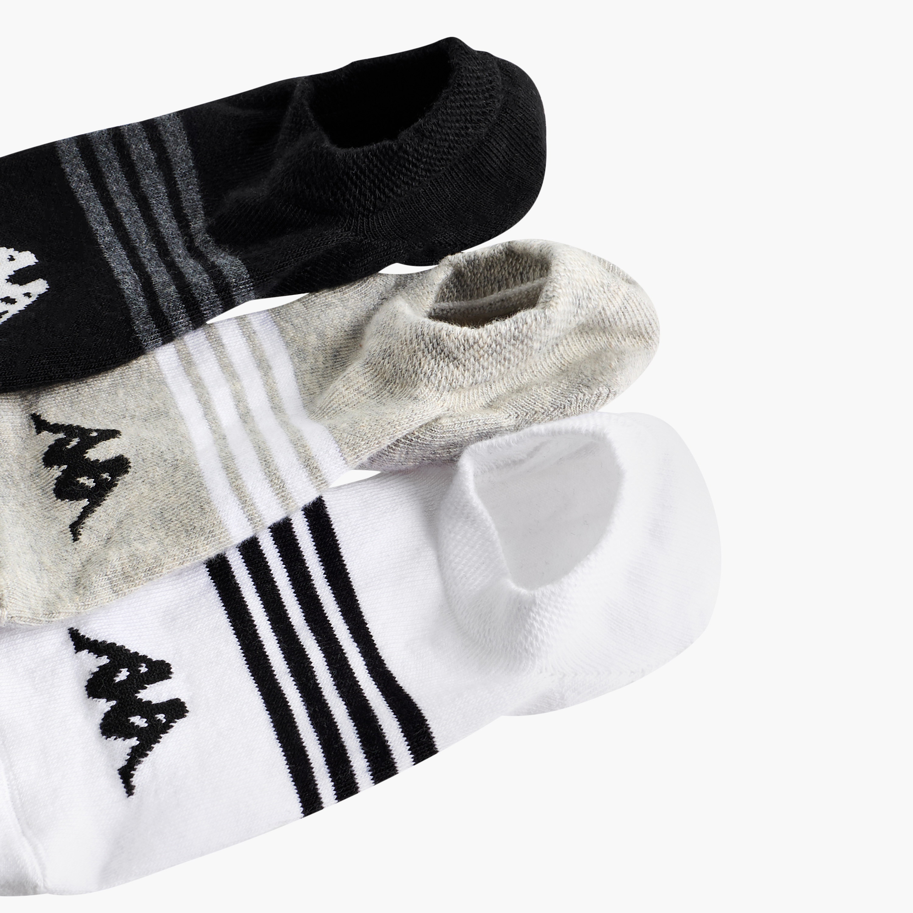 Kappa Men Invisible Socks - Set of 3-men-socks-image-4