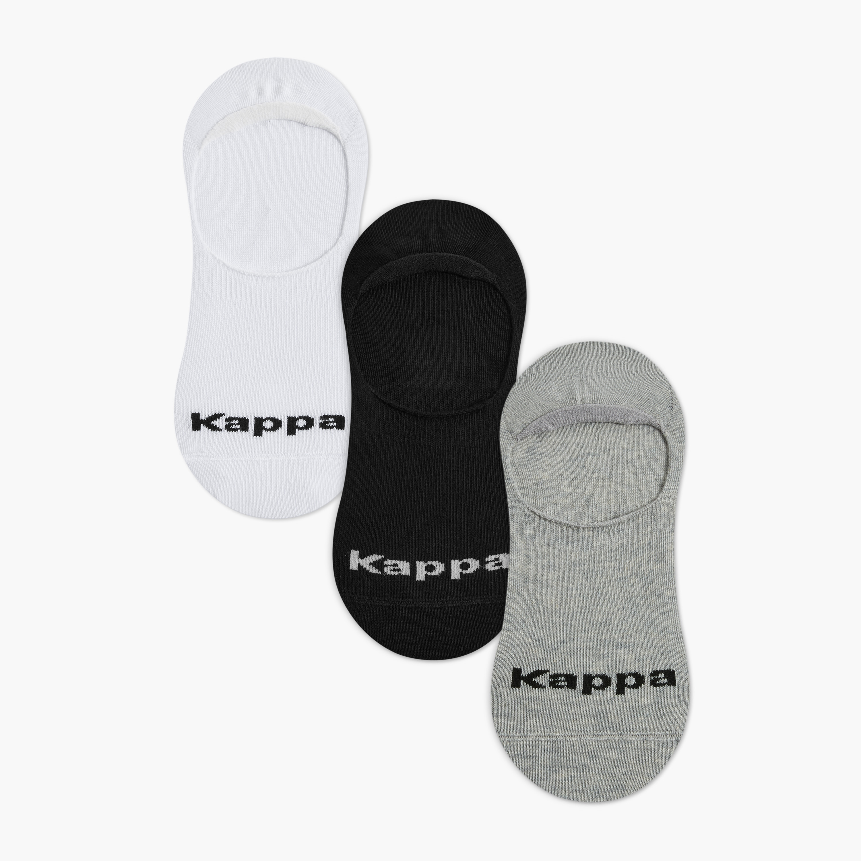 Kappa Men Invisible Socks - Set of 3-men-socks-image-1