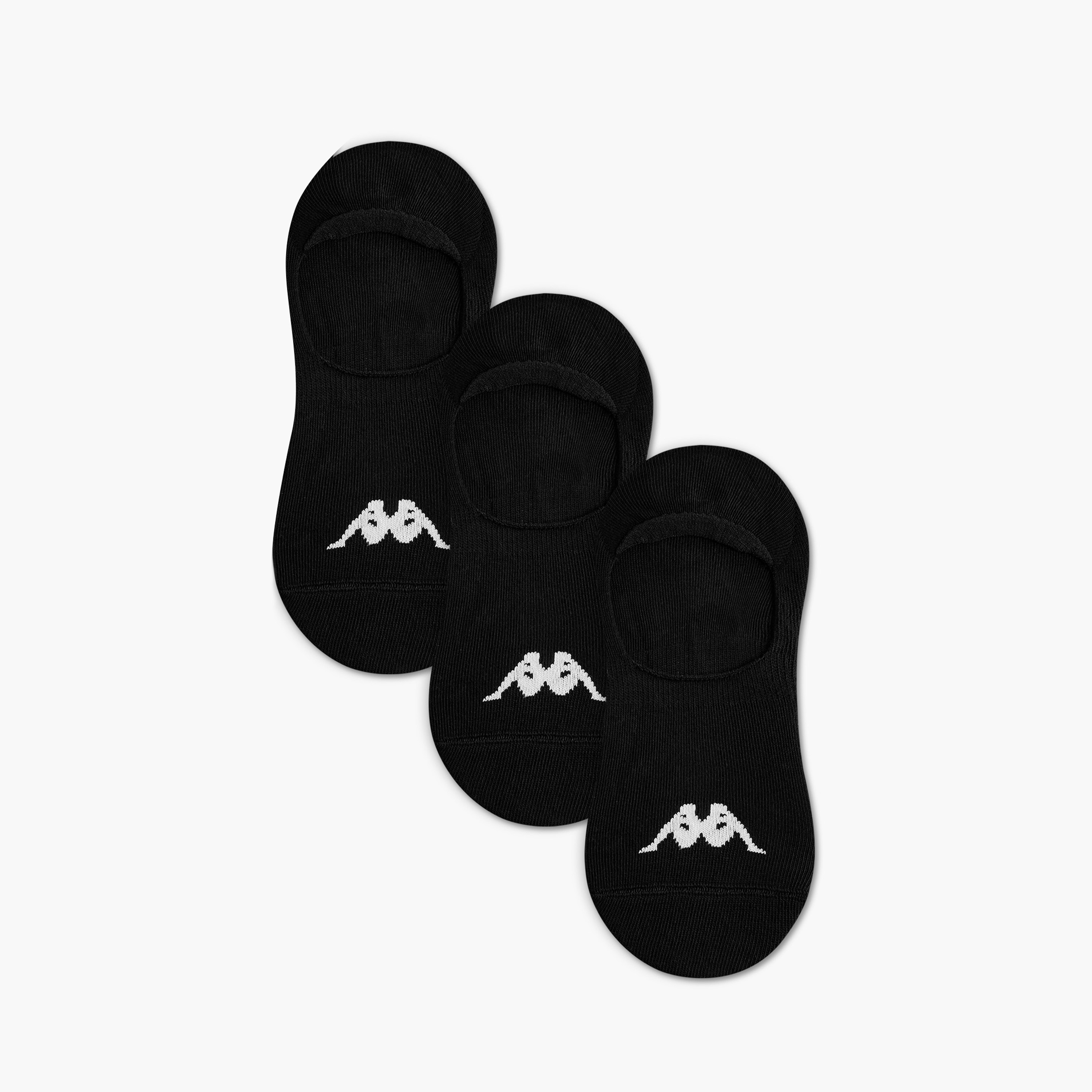 Kappa Men Invisible Socks Non Terry - Set of 3-men-socks-image-1