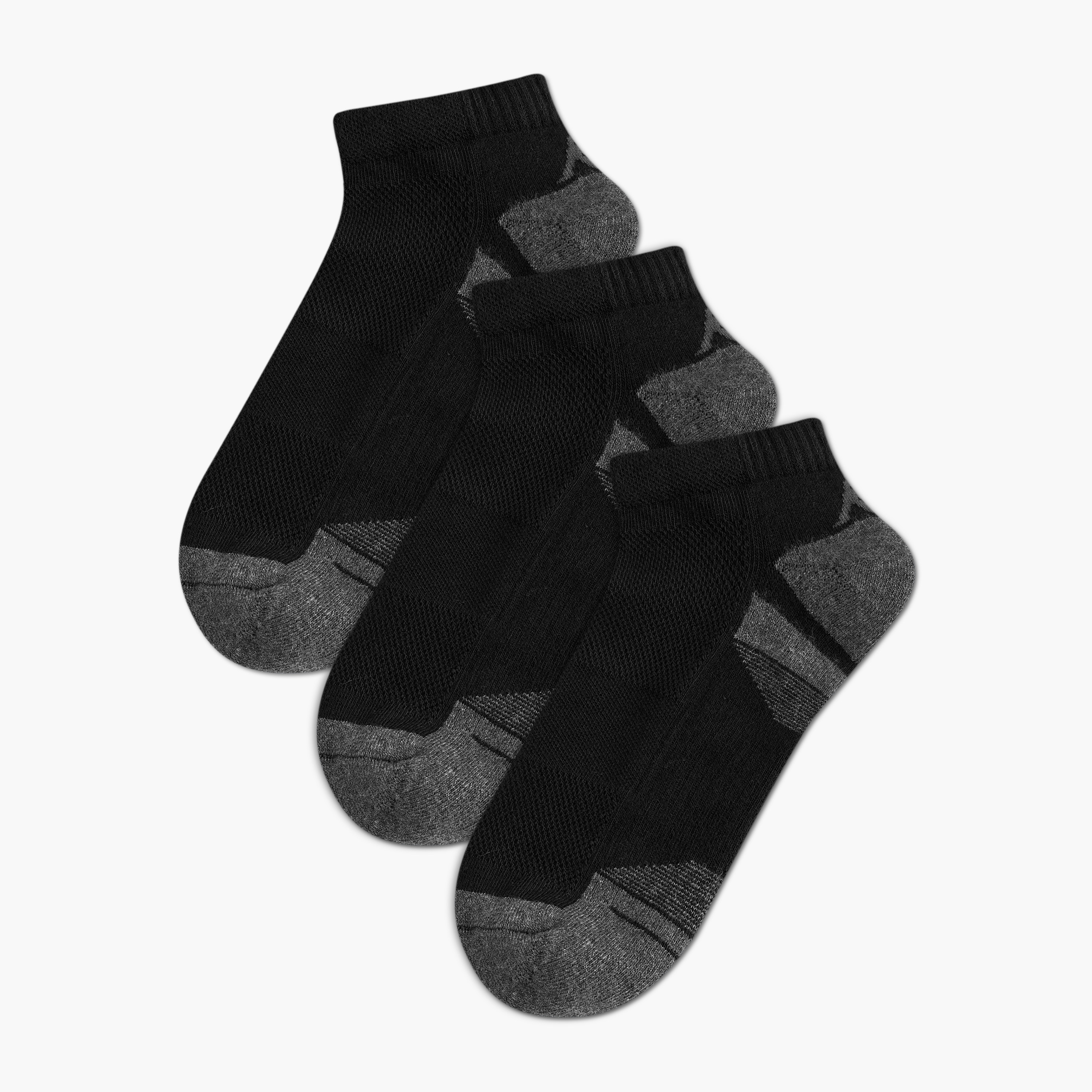 Kappa Men Socks Ankle Length Half Terry - Set of 3-men-socks-image-1