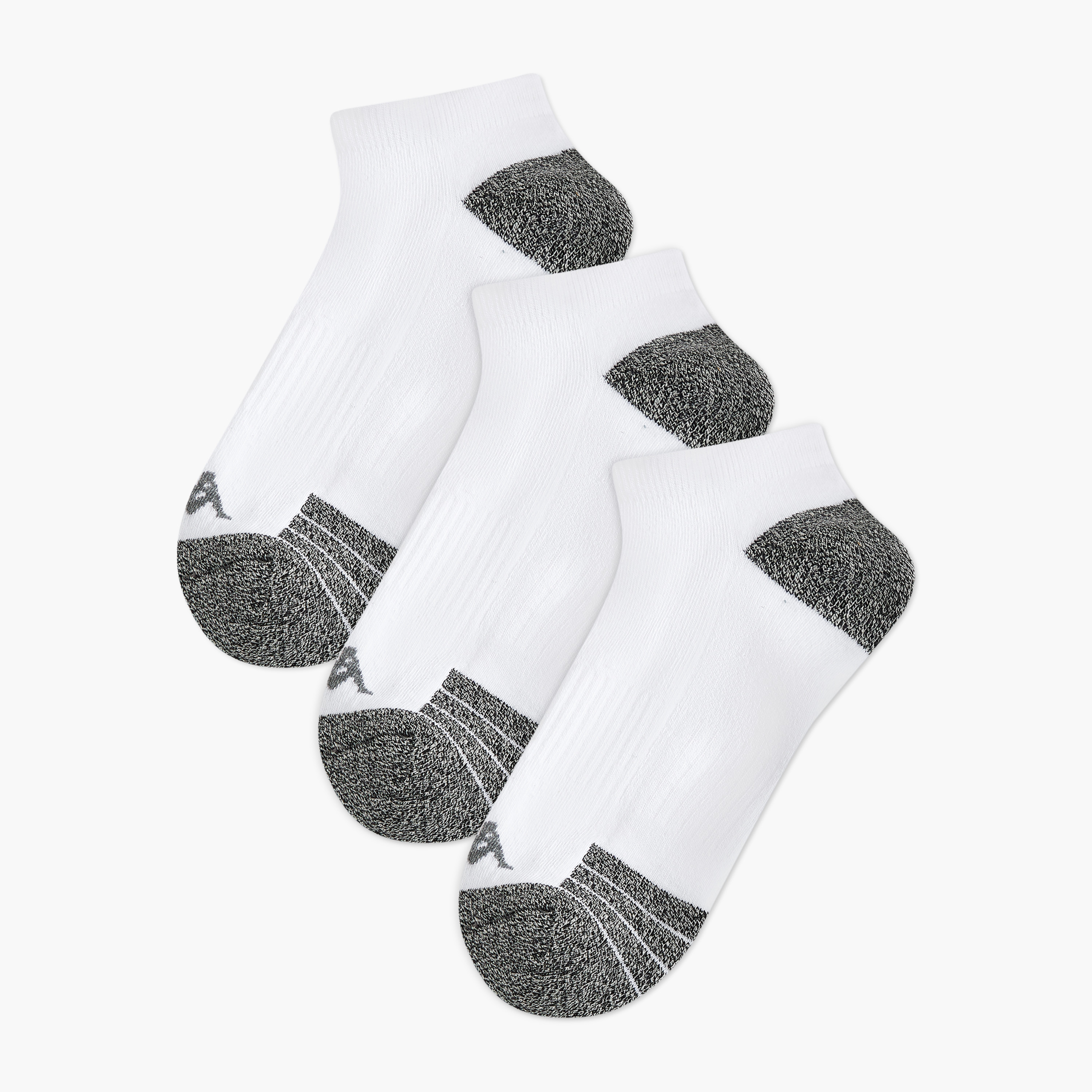 Kappa Men Socks Ankle Length Half Terry - Set of 3-men-socks-image-1