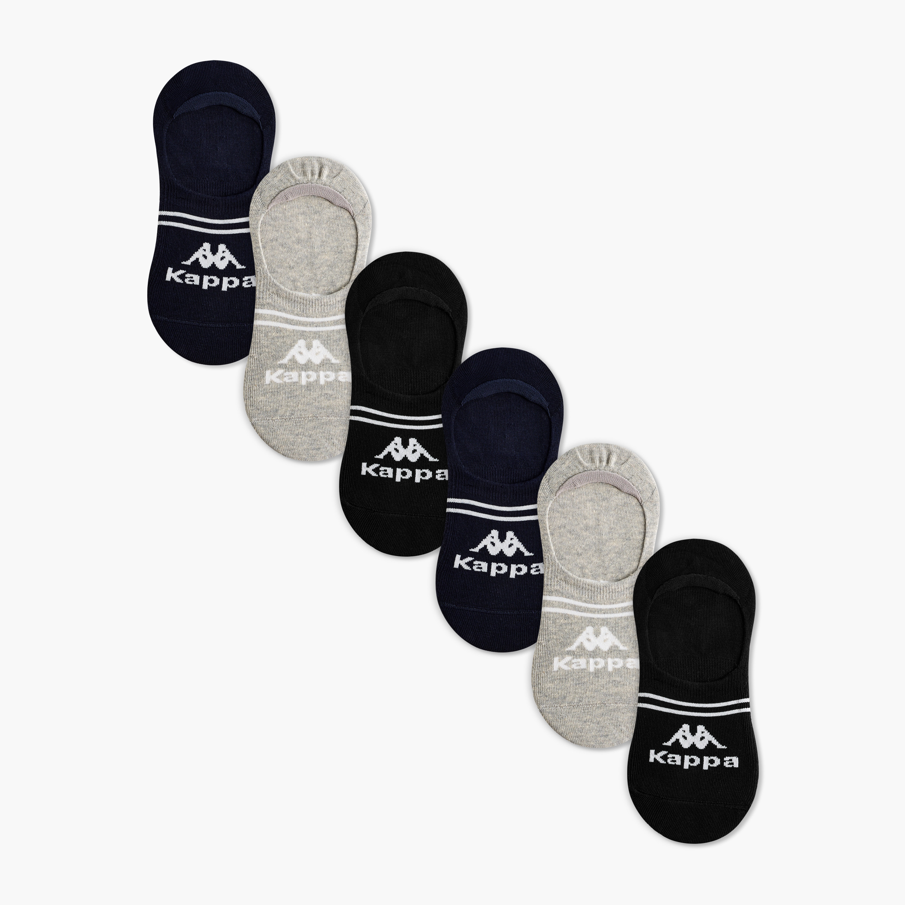 Kappa Men Invisible Socks - Set of 3-men-socks-image-1