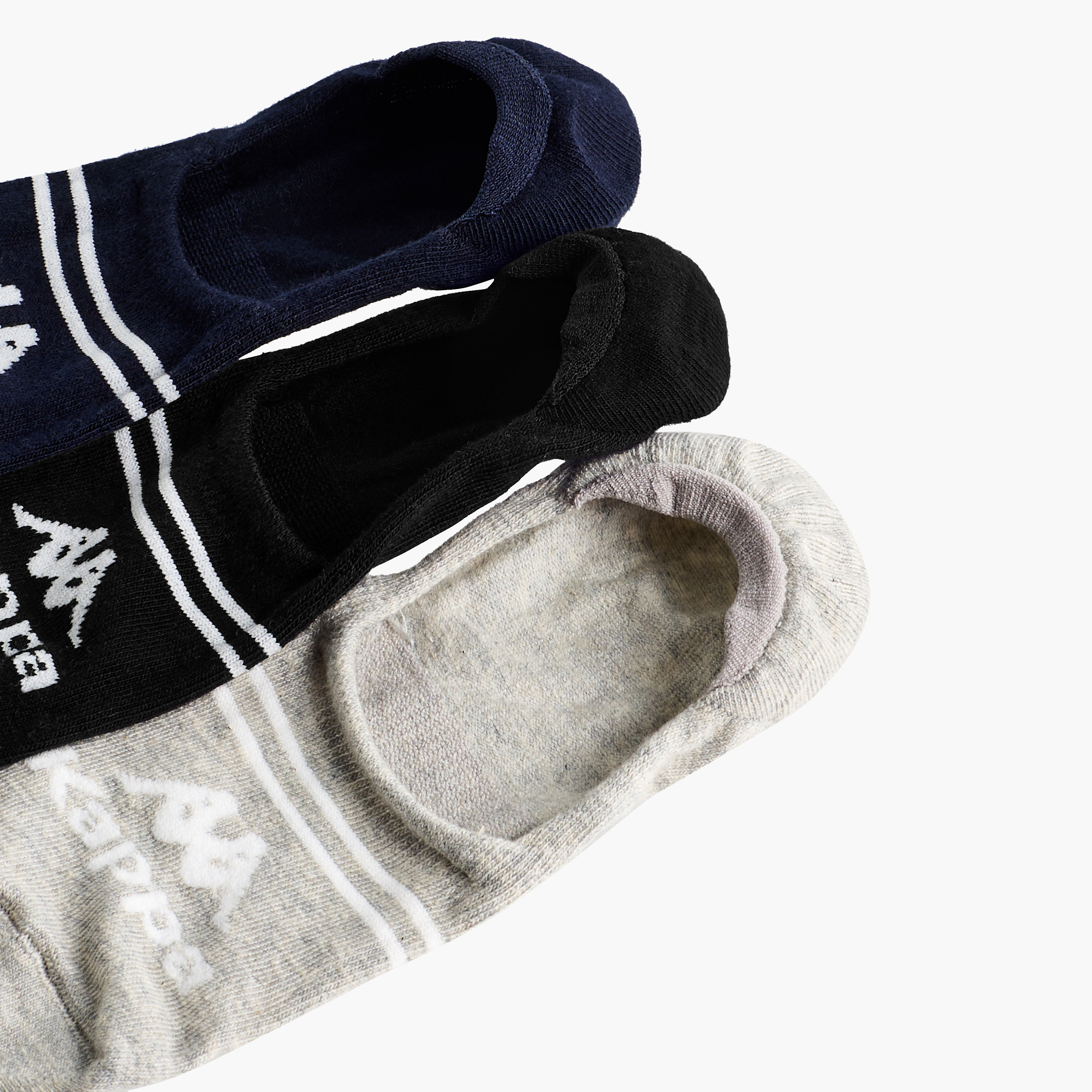 Kappa Men Invisible Socks - Set of 3-men-socks-image-4