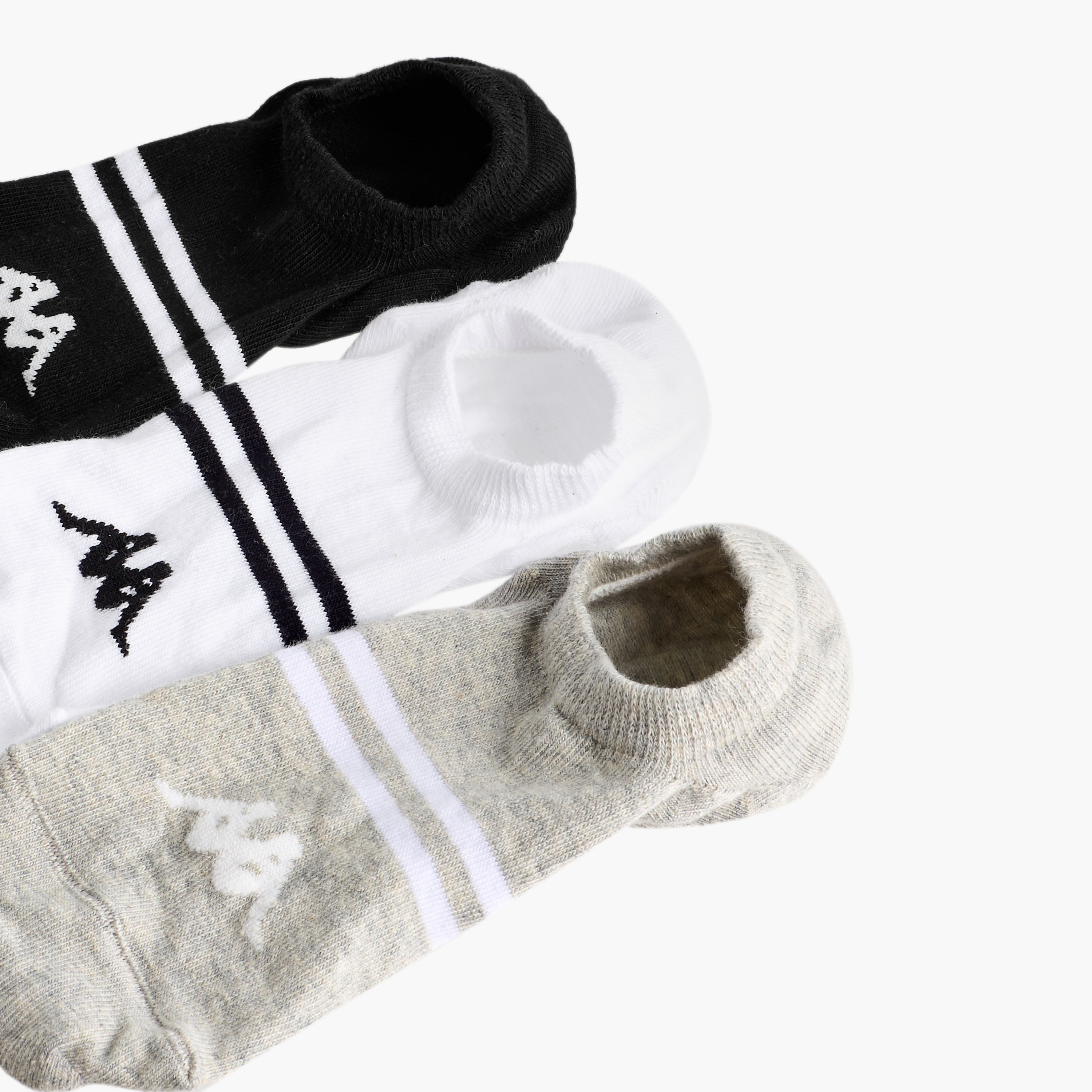 Kappa Men Invisible Socks - Set of 3-men-socks-image-4