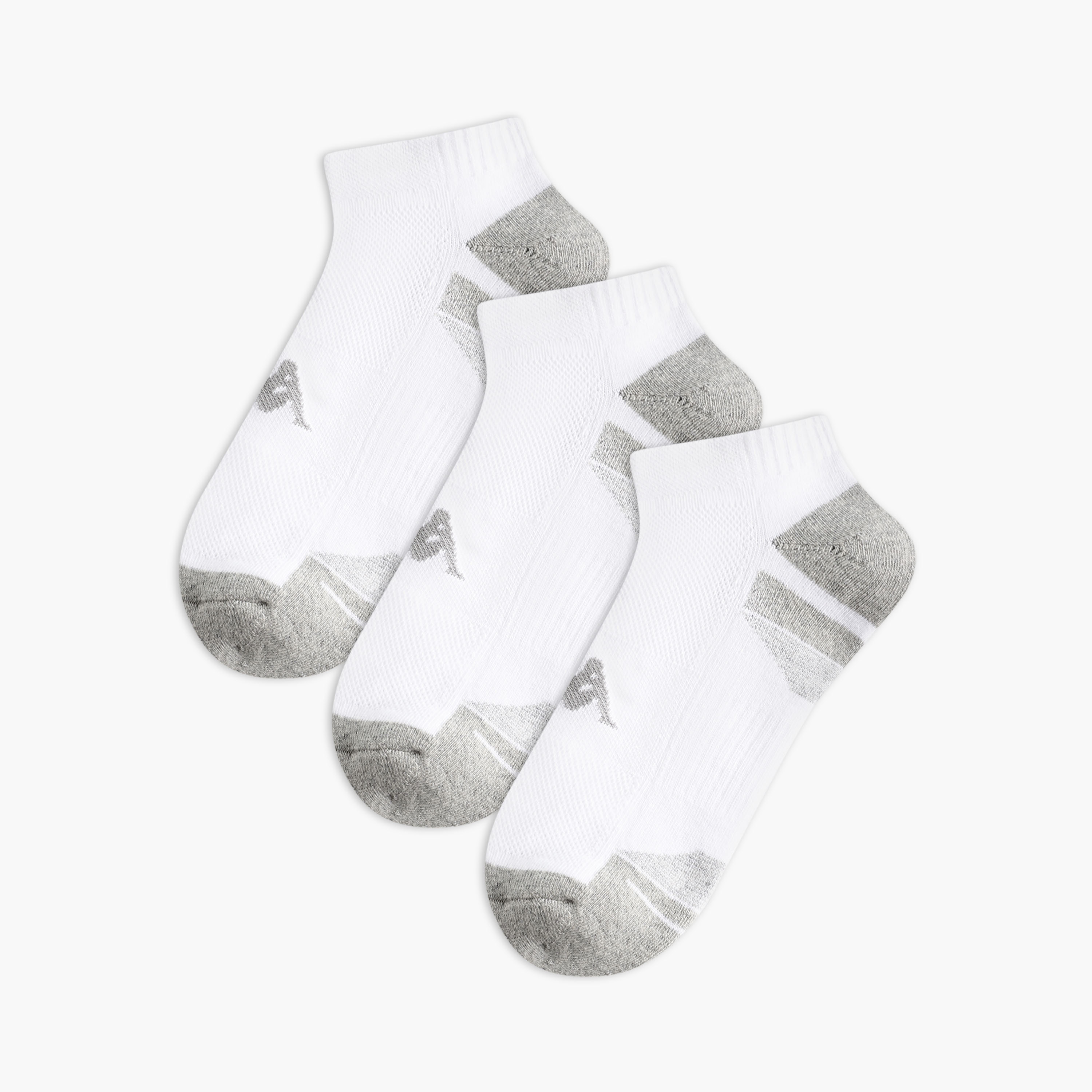 Kappa Men Socks Ankle Length Half Terry - Set of 3-men-socks-image-1