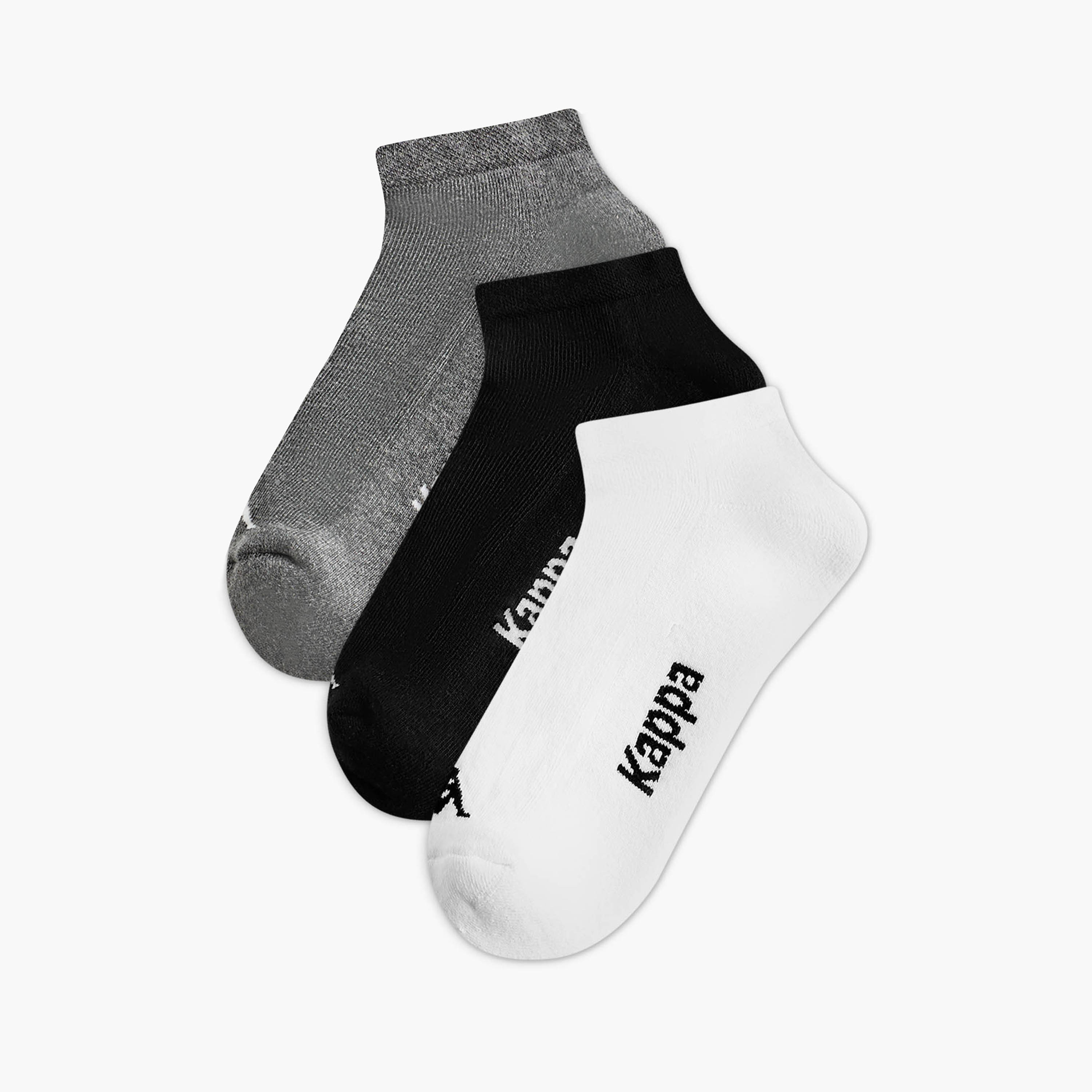 طقم جوارب نصف تيري 3 أزواج بطول الكاحل للرجال من كابا-men-socks-image-1