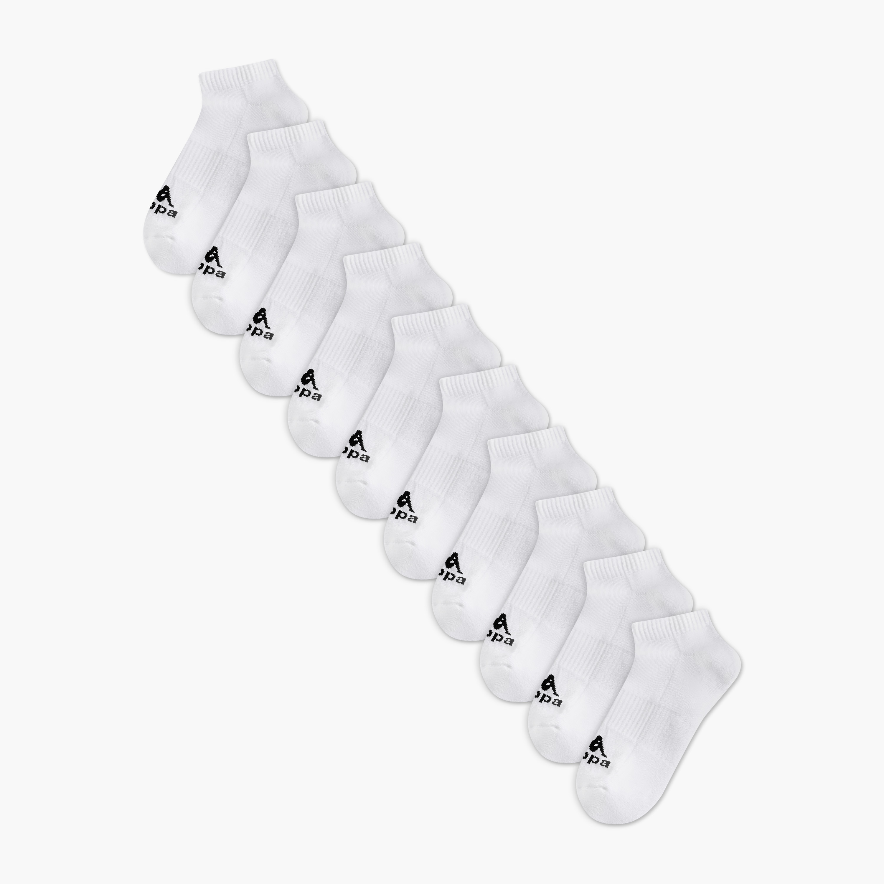 Kappa Men Socks Ankle Length Half Terry - Set of 5-men-socks-image-1