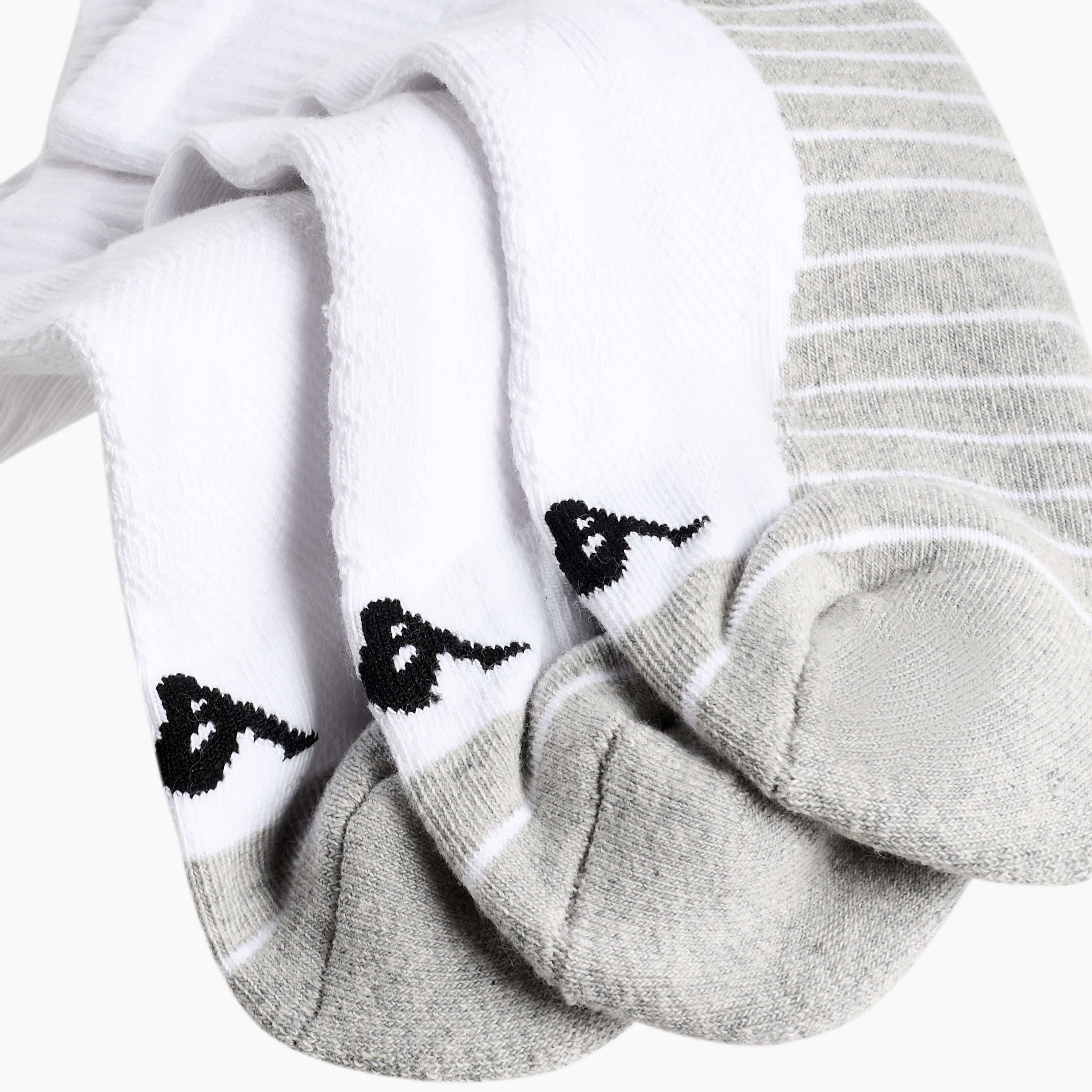 جوارب طول الكاحل نصف تيري للرجال من كابا - طقم من 3-men-socks-image-4