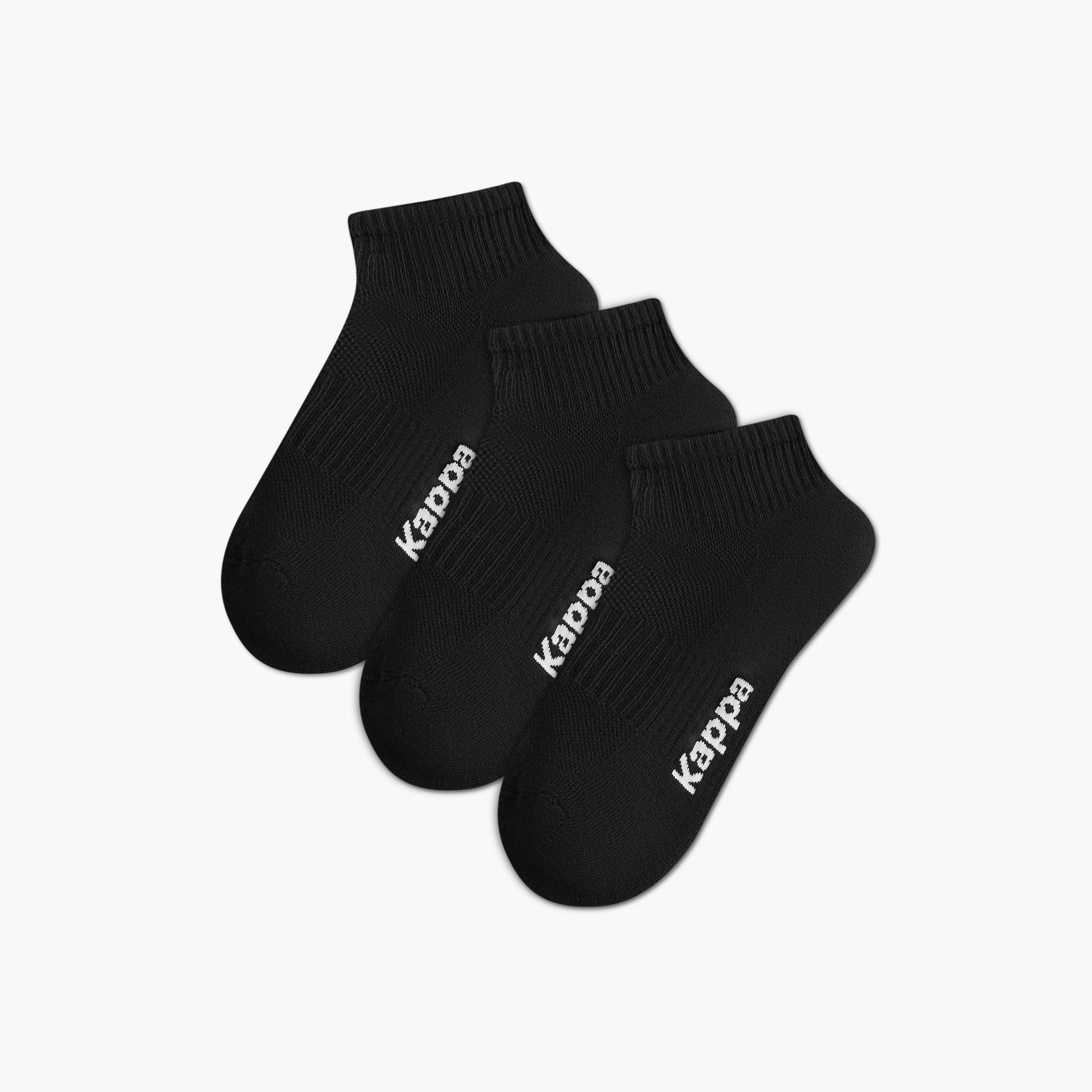 Kappa Men Socks Ankle Length Half Terry - Set of 3-men-socks-image-1
