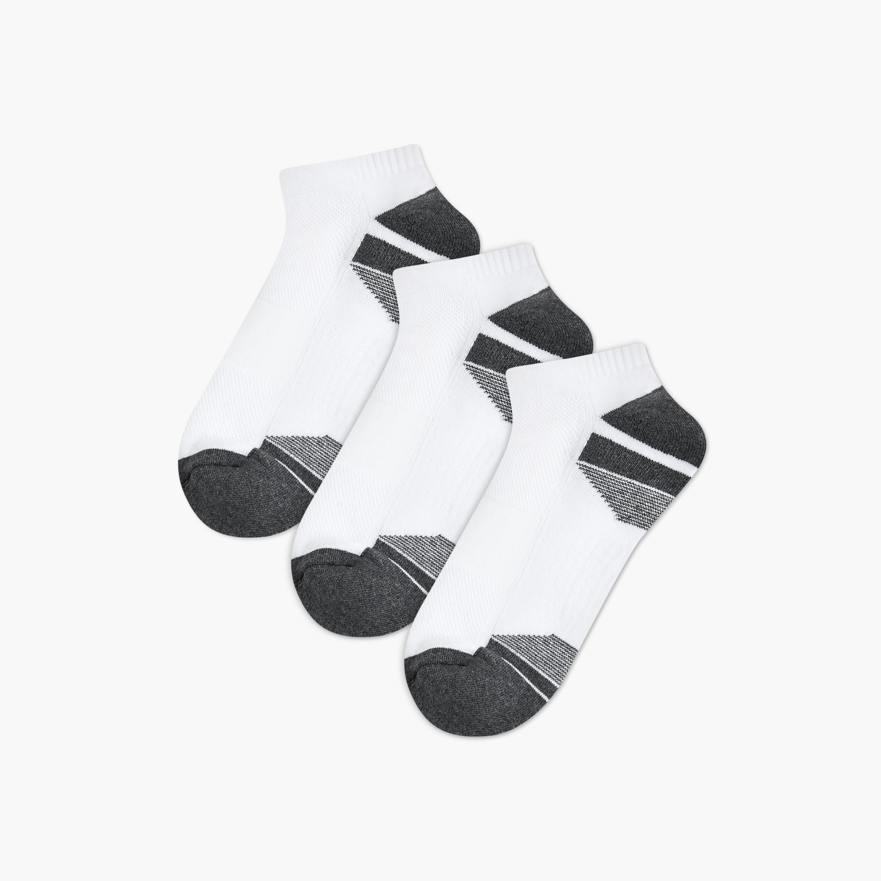 Kappa Men Socks Ankle Length Half Terry - Set of 3-men-socks-image-1