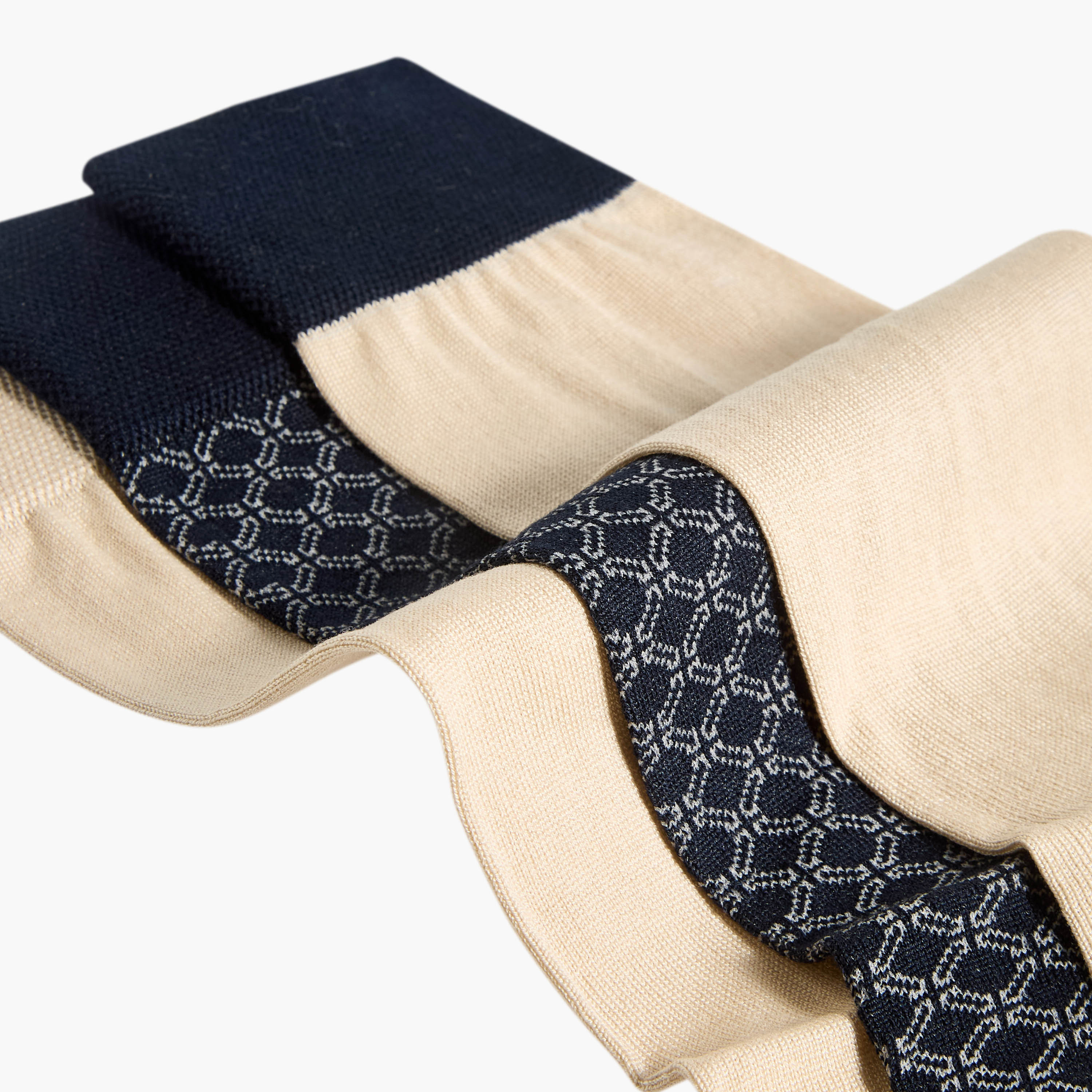 Men Socks Non Terry Crew Length - Set of 3-men-socks-image-4
