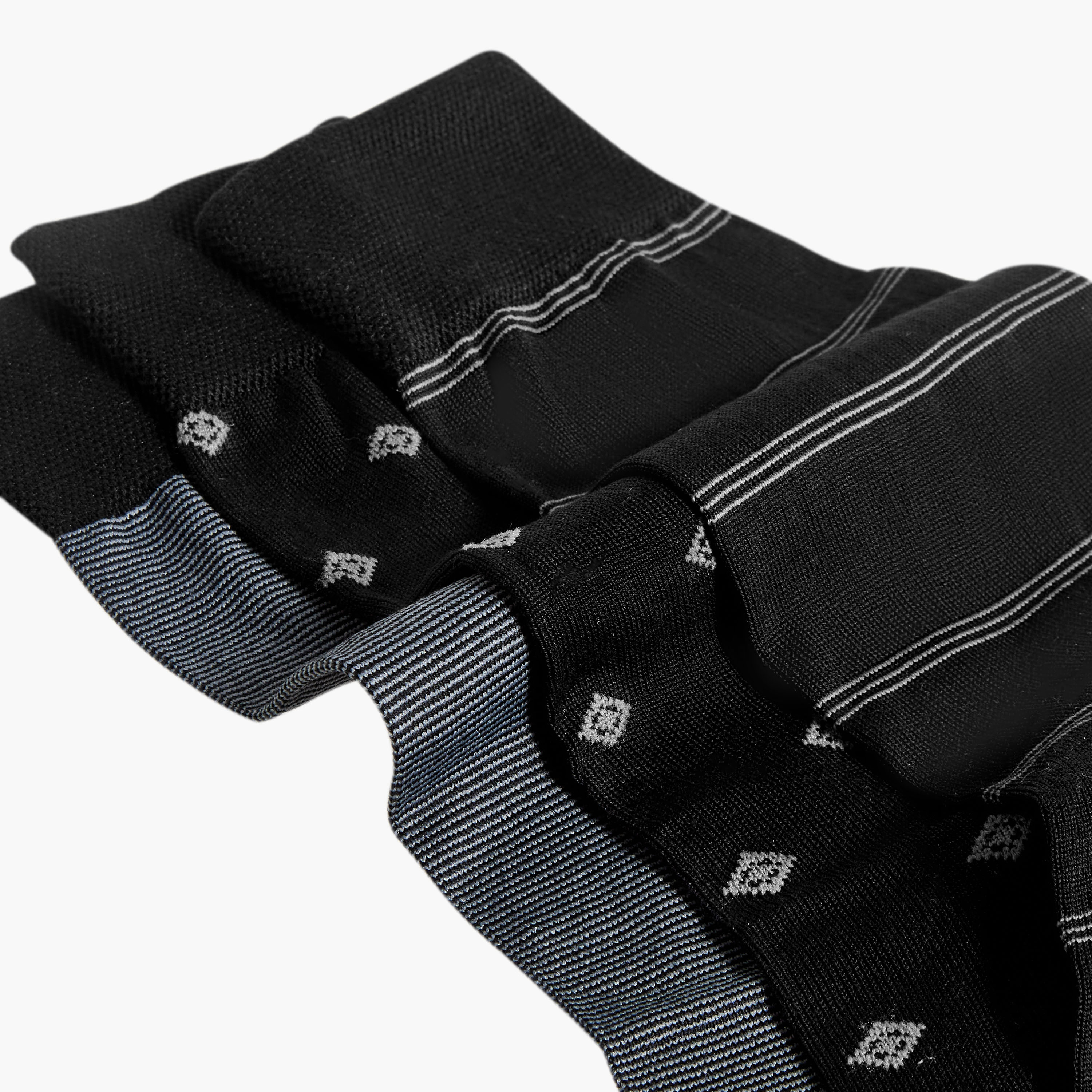 Men Socks Non Terry Crew Length - Set of 3-men-socks-image-4
