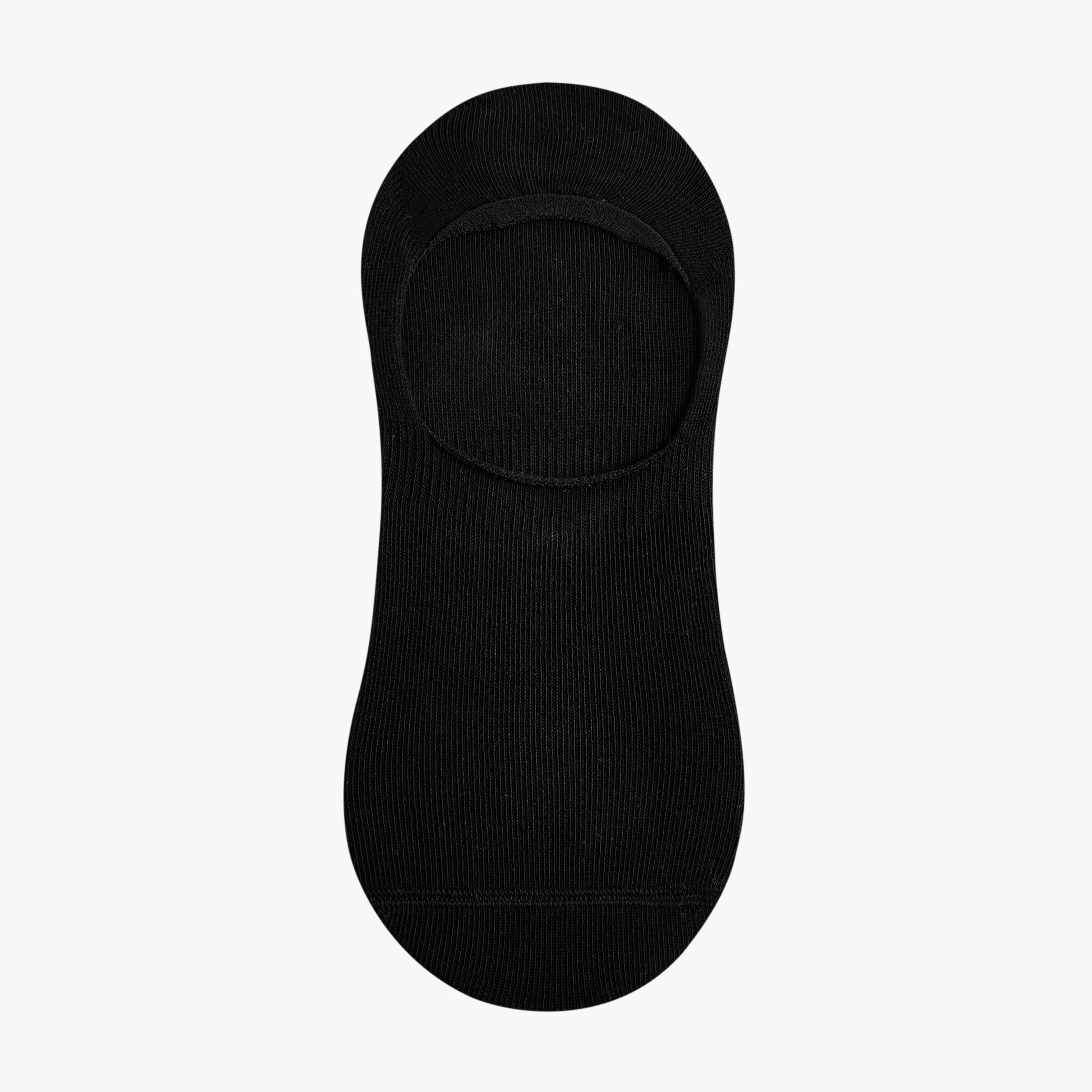 طقم جوارب غير مرئية بدون تيري 3 أزواج للرجال-men-socks-image-2