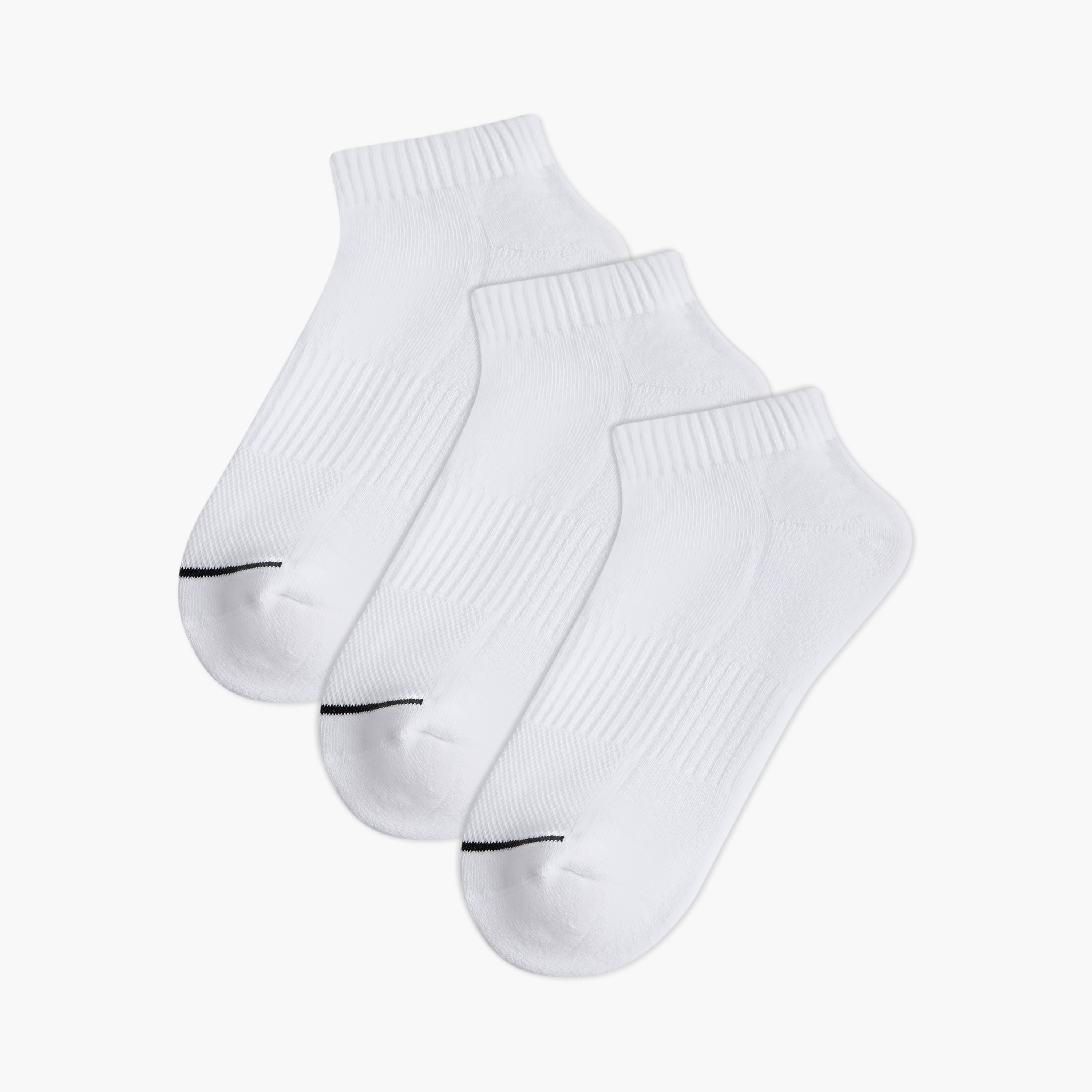 Men Socks Ankle Length Half Terry - Set of 3-men-socks-image-1