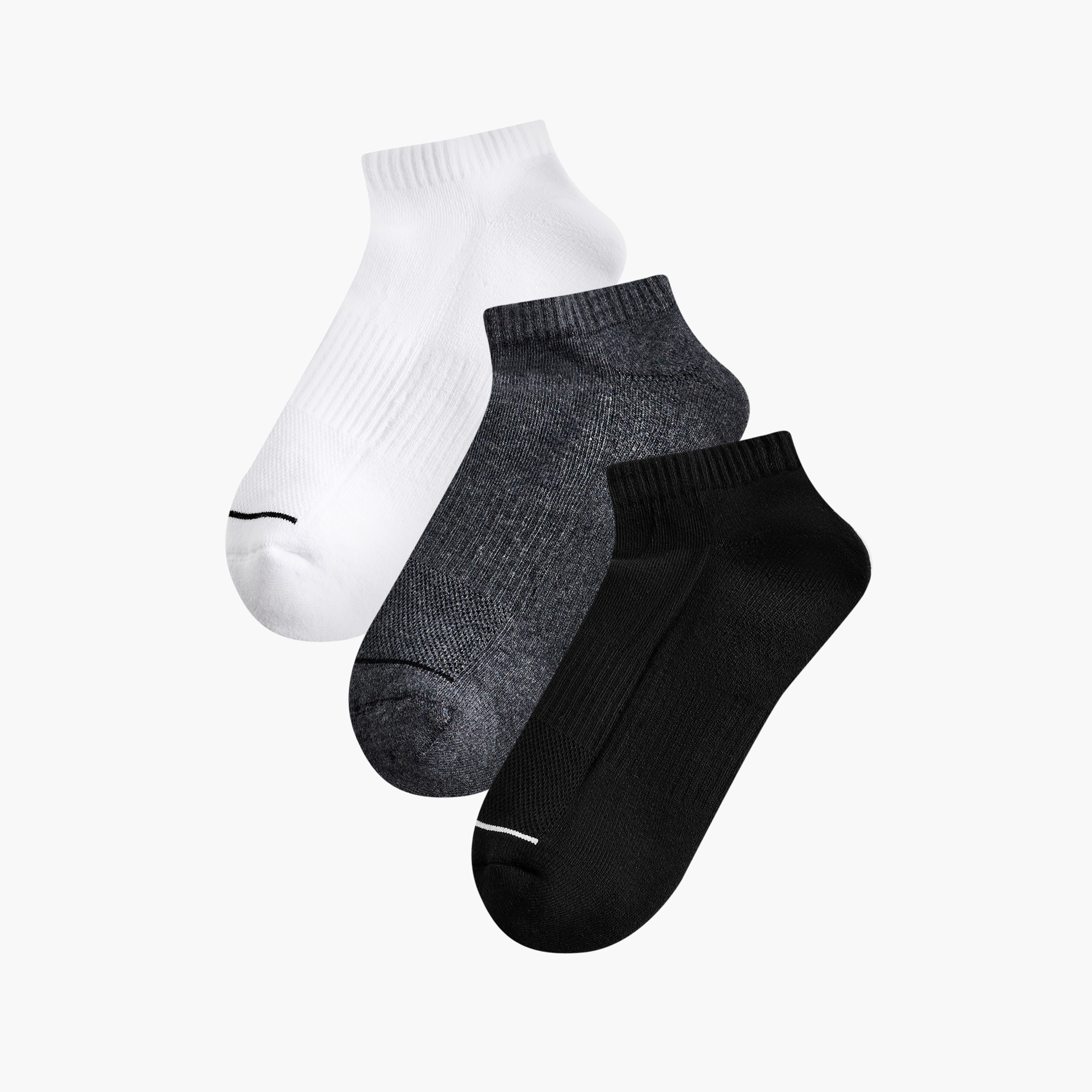 Men Socks Ankle Length Half Terry - Set of 3-men-socks-image-1