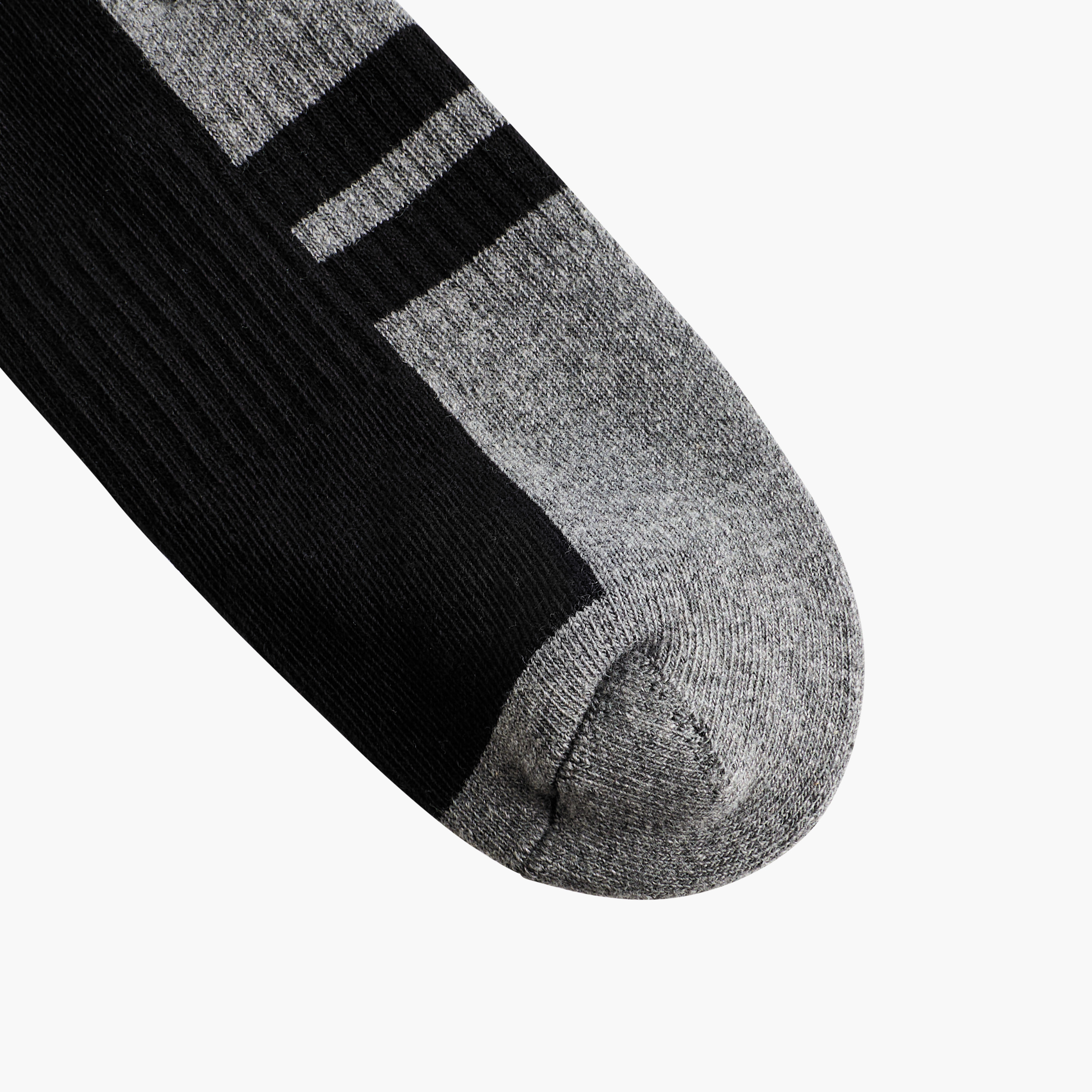 طقم جوارب نصف تيري 3 أزواج بطول الكاحل للرجال-men-socks-image-3