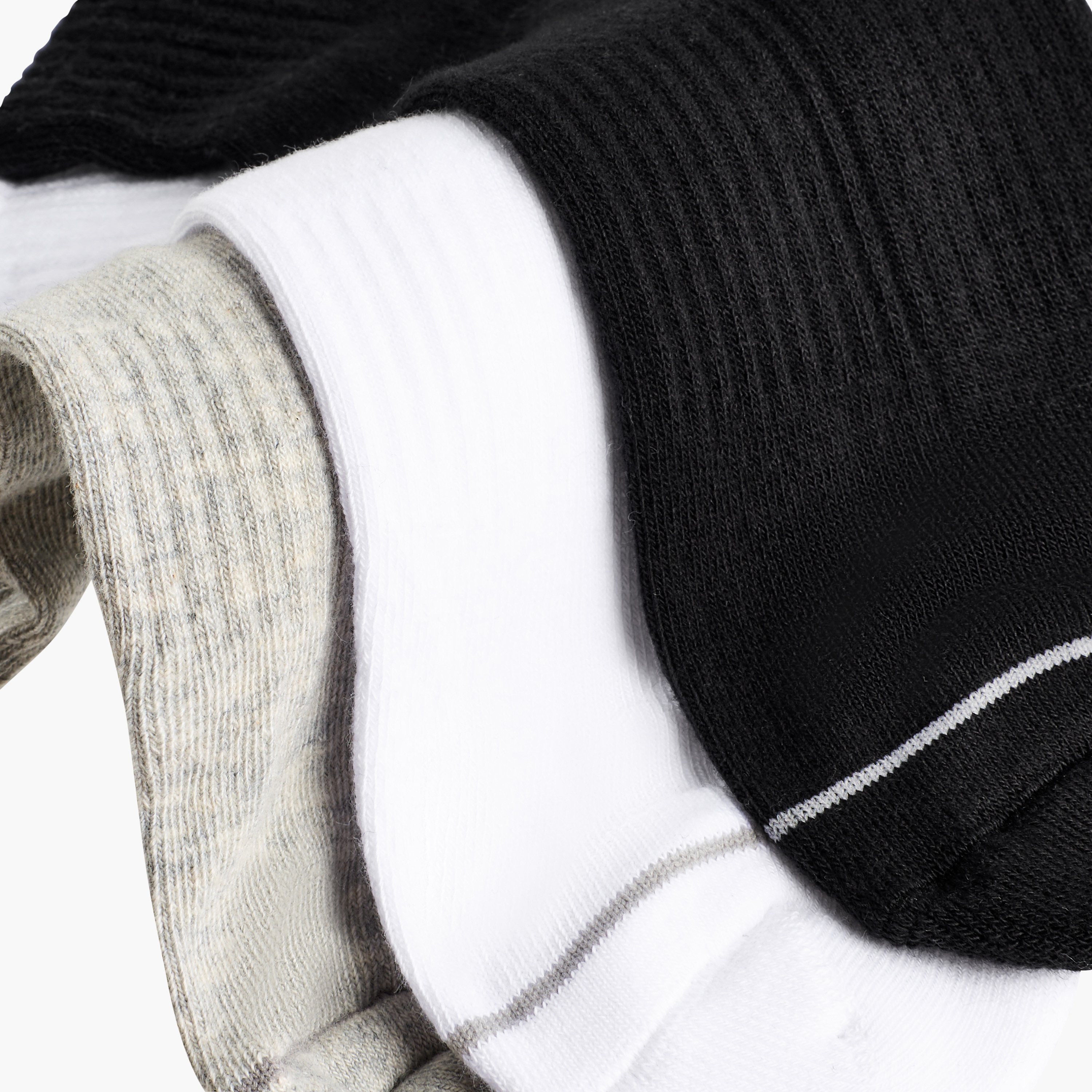 Men Socks Ankle Length Half Terry - Set of 3-men-socks-image-4