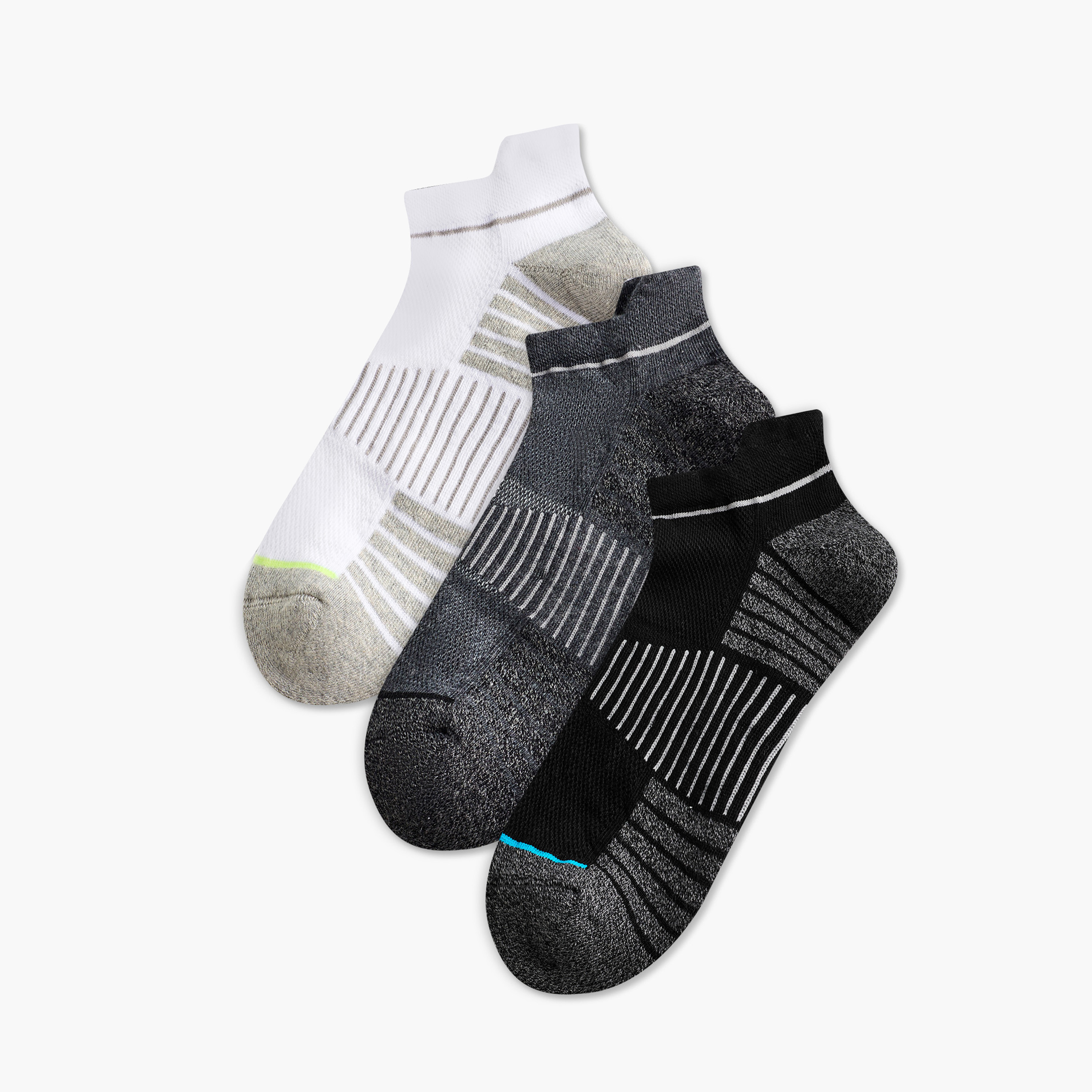 Men Socks Ankle Length Half Terry - Set of 3-men-socks-image-1