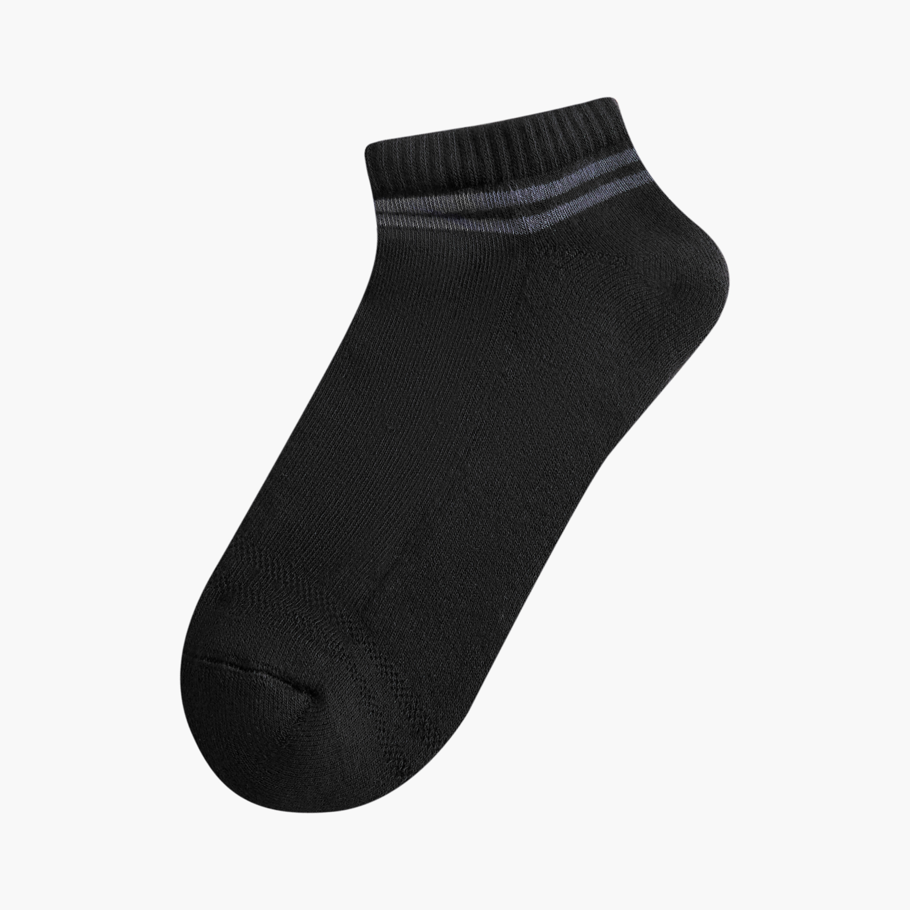 طقم جوارب نصف تيري 3 أزواج بطول الكاحل للرجال-men-socks-image-2
