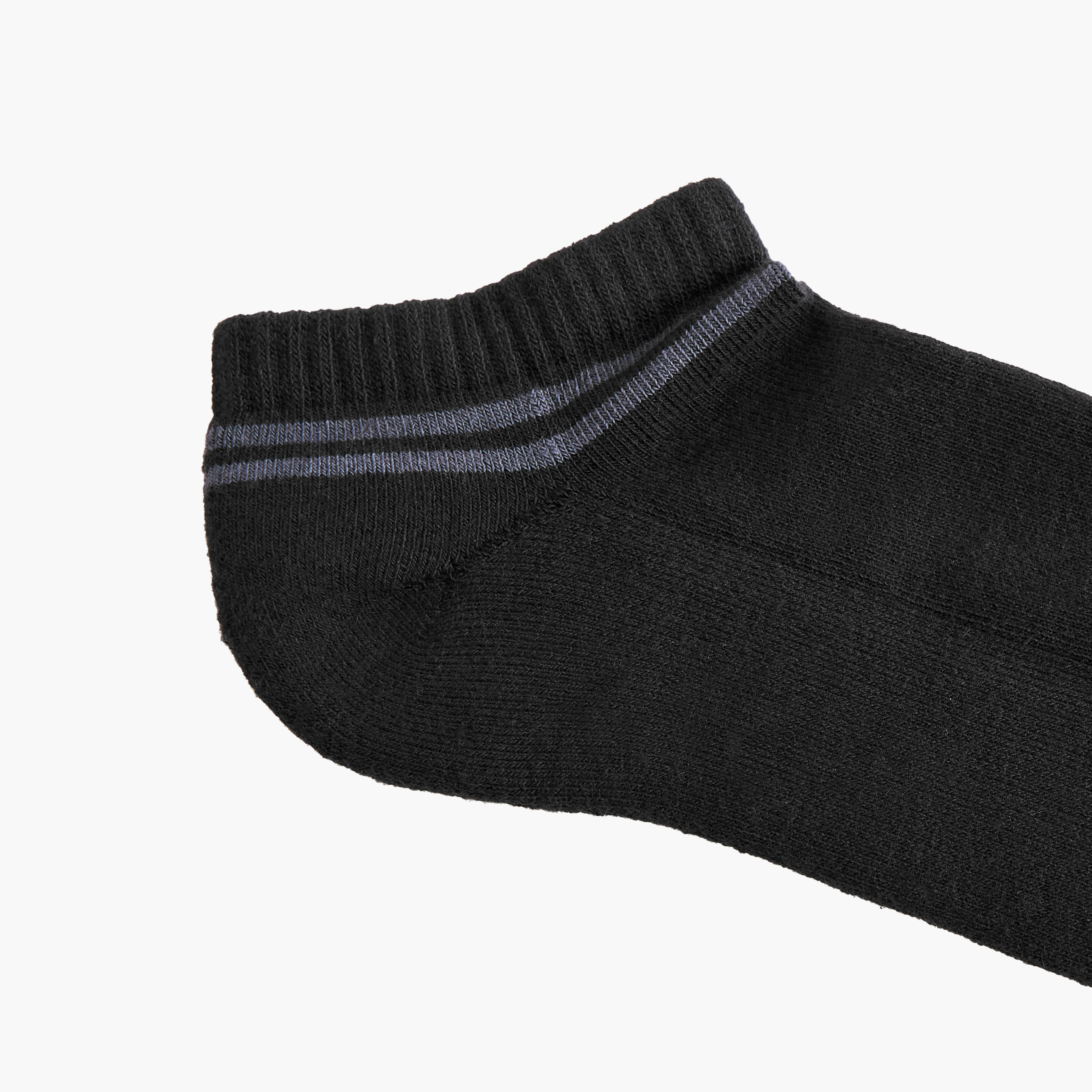 طقم جوارب نصف تيري 3 أزواج بطول الكاحل للرجال-men-socks-image-5