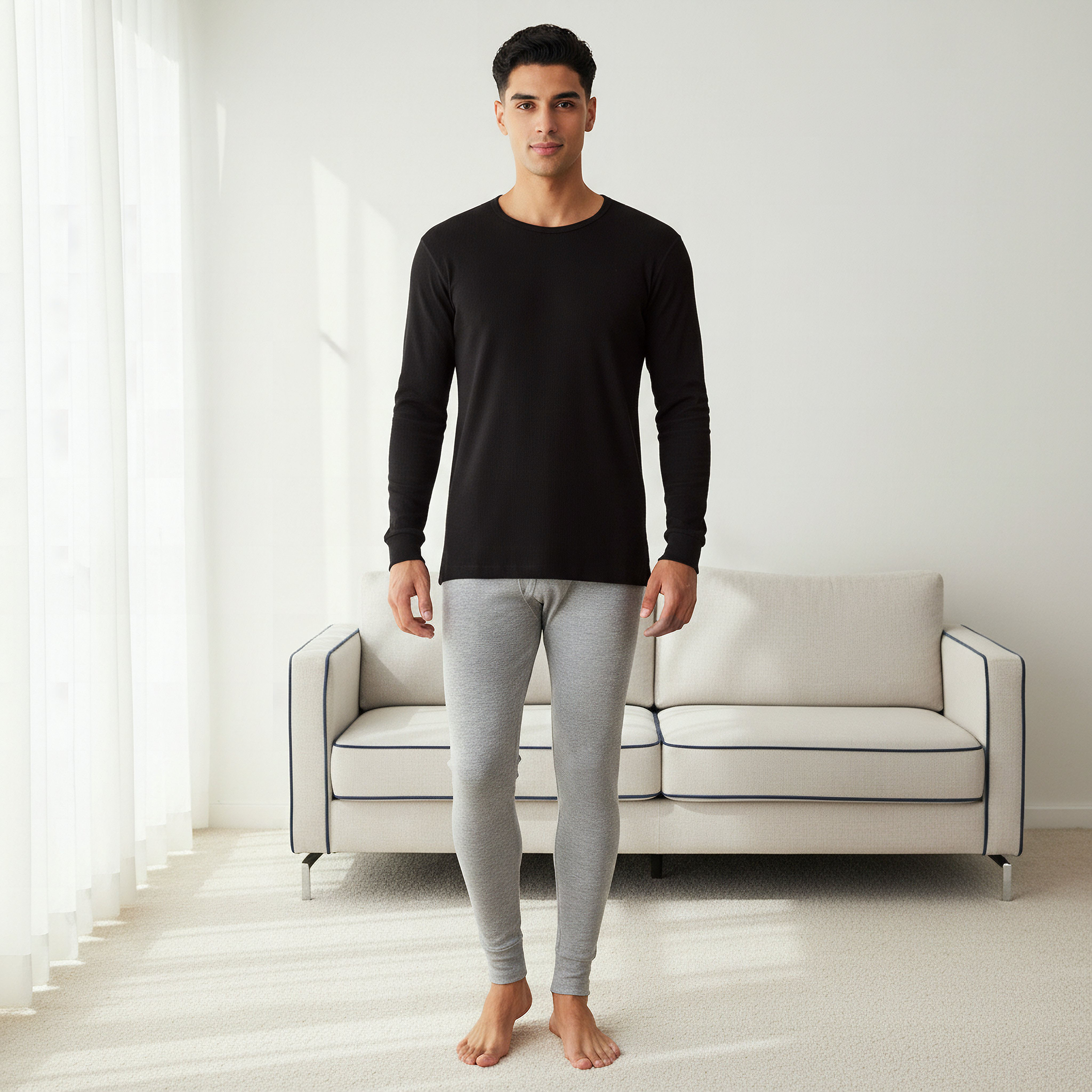 تيشيرت رجالي حراري قطن-men-clothing-innerwear-thermals-image-3