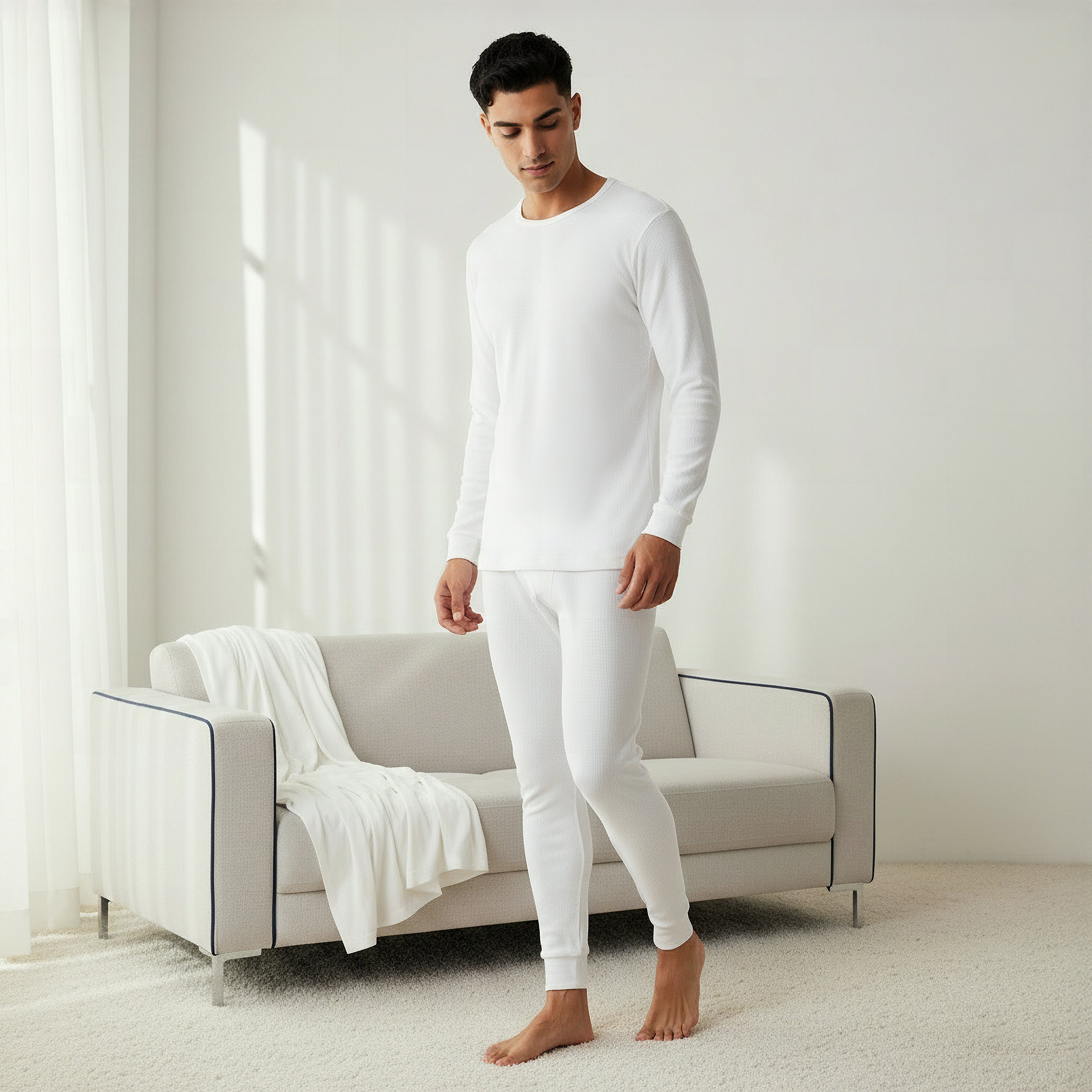 Men Cotton Thermal T-shirt-men-clothing-innerwear-thermals-image-3