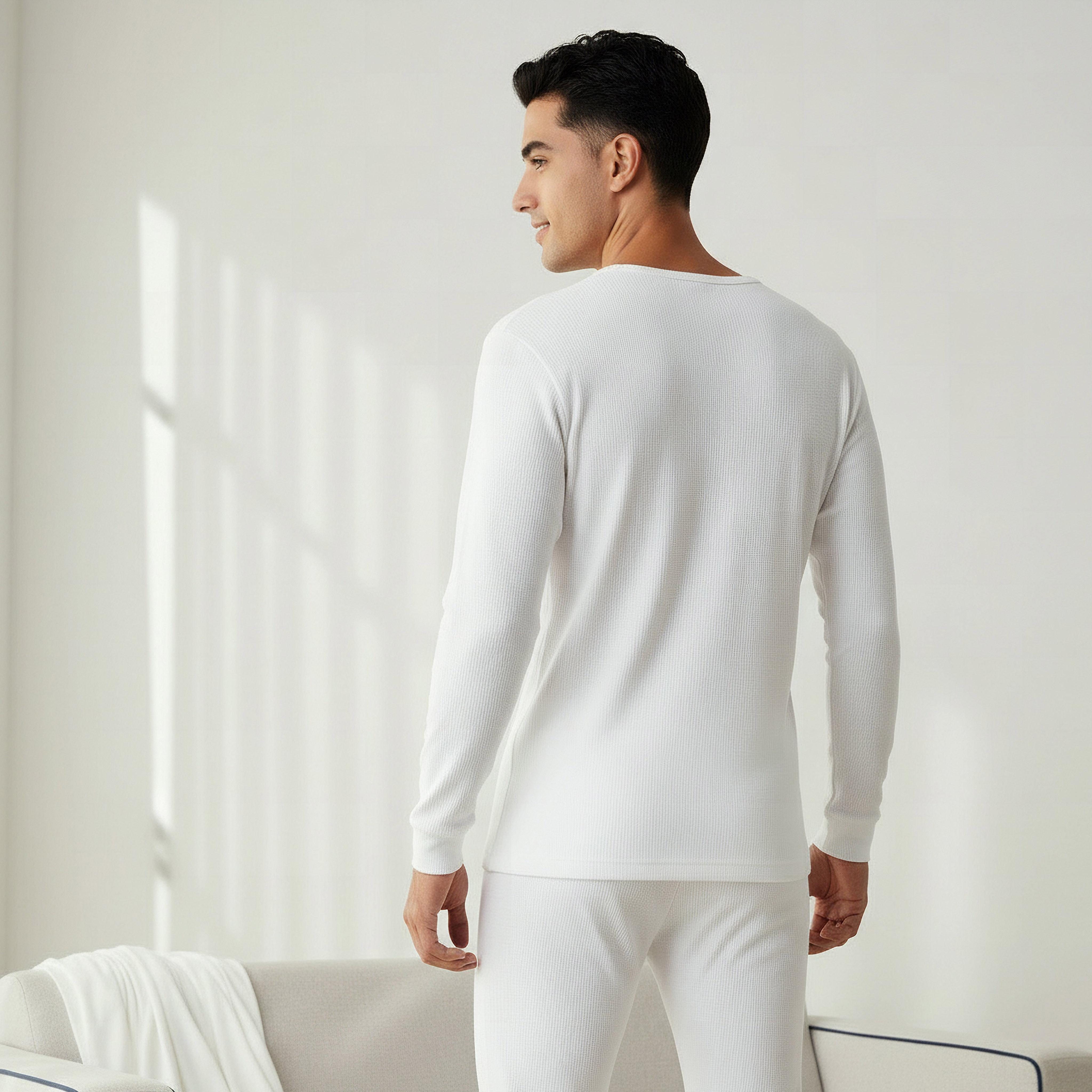 Men Cotton Thermal T-shirt-men-clothing-innerwear-thermals-image-4