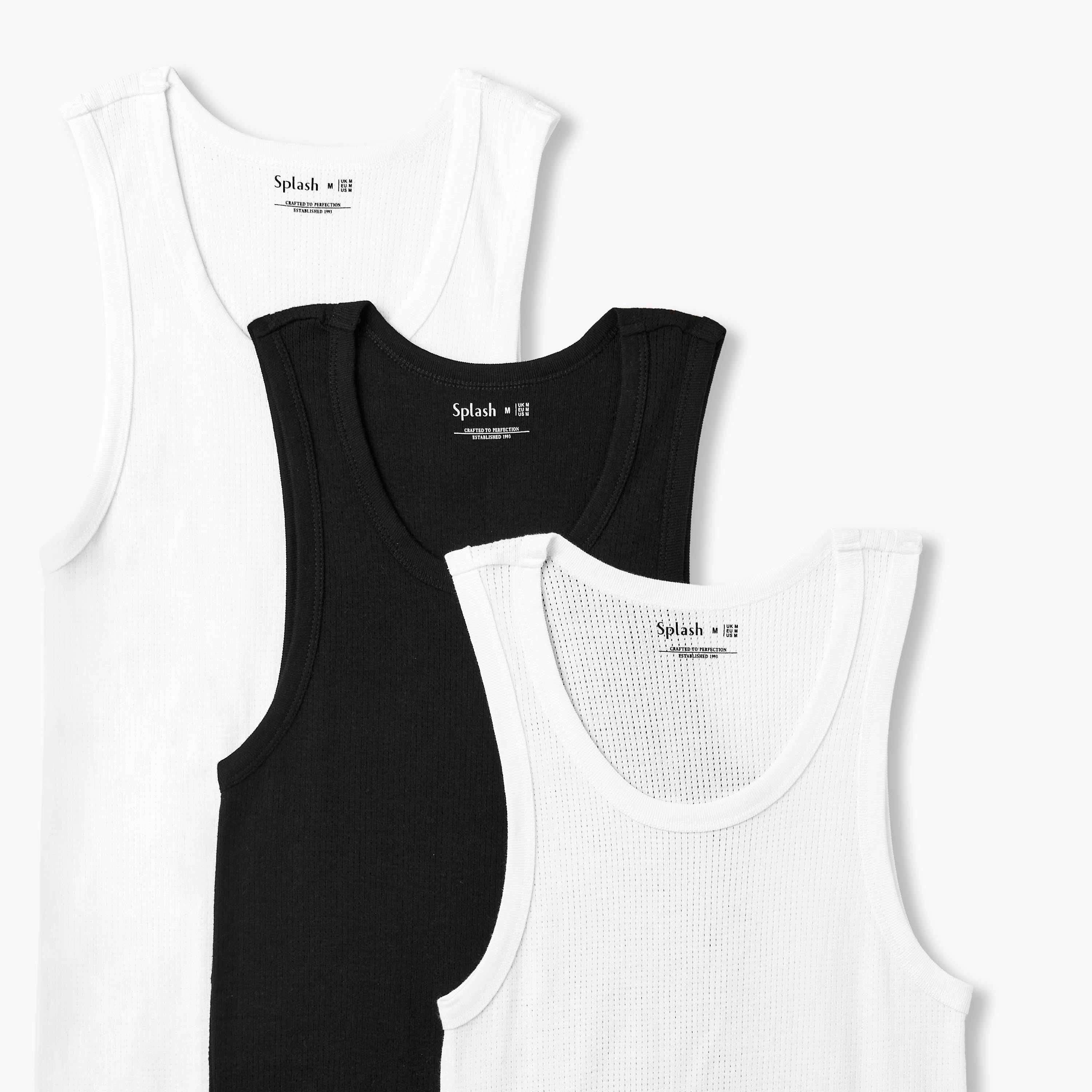 Men Ribbed Cotton Vest - Pack of 3-men-clothing-innerwear-vests-image-8