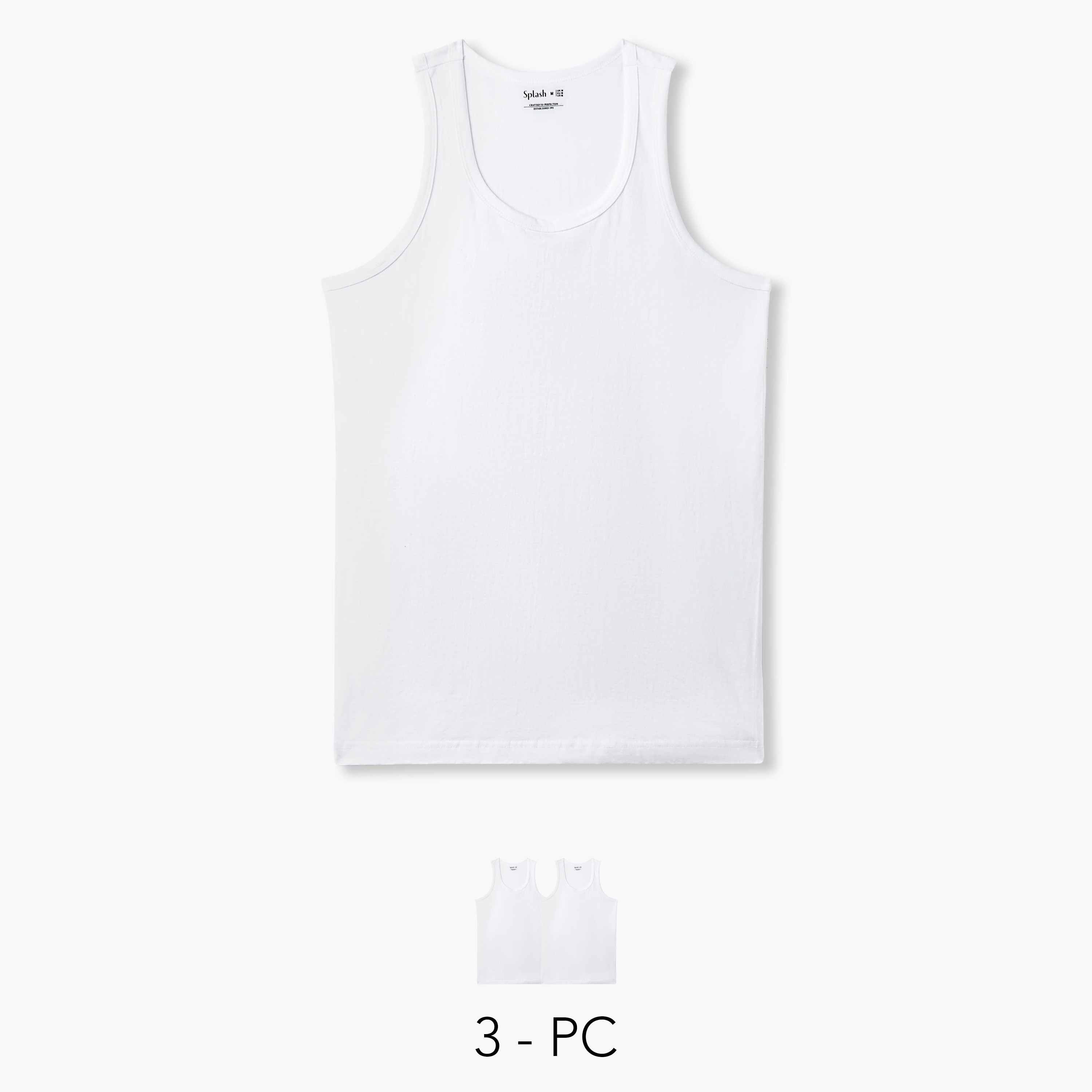 Men Cotton Vest - Pack of 3-men-clothing-innerwear-vests-image-1