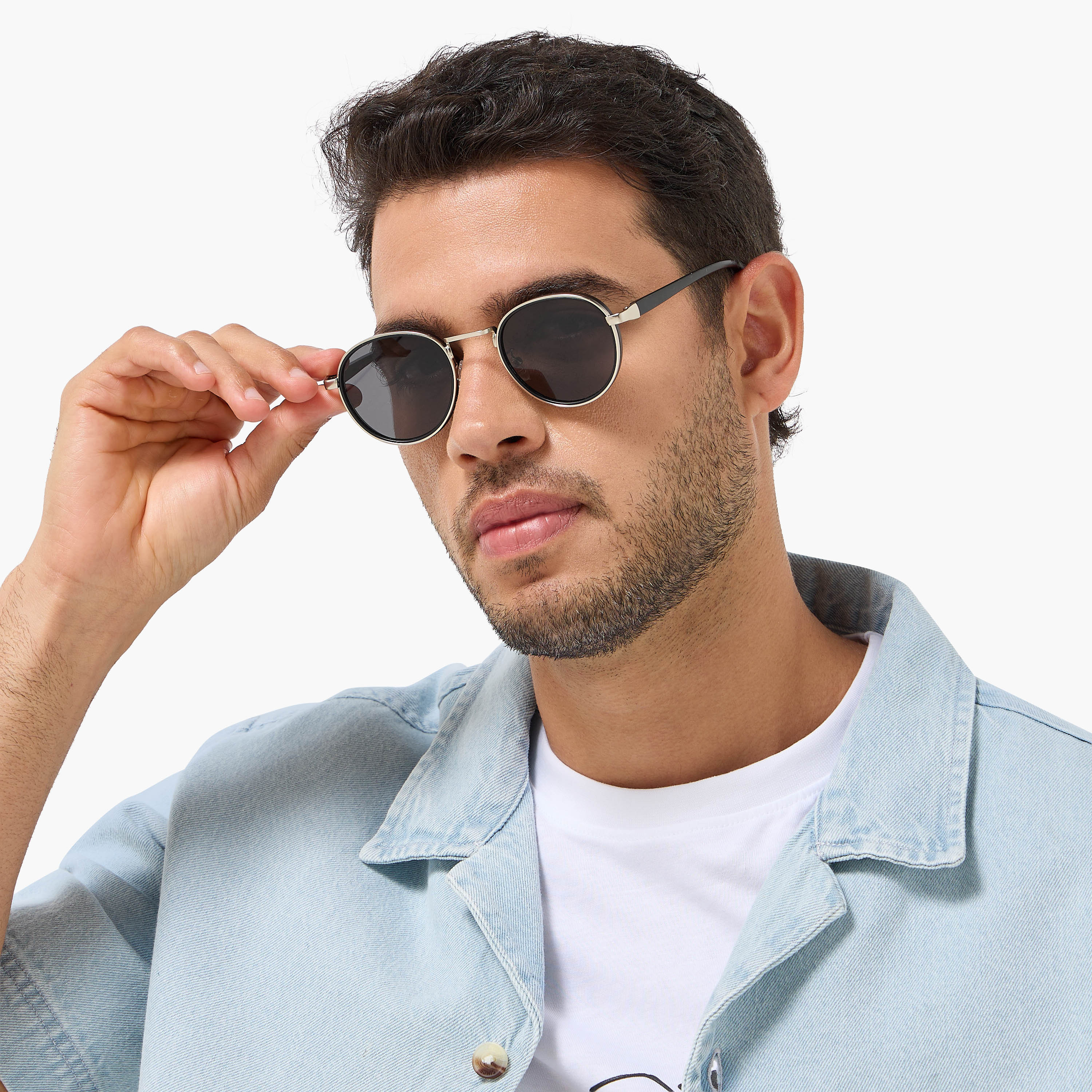 نظارة شمسية بعدسات رمادية للرجال-men-sunglasses-image-2