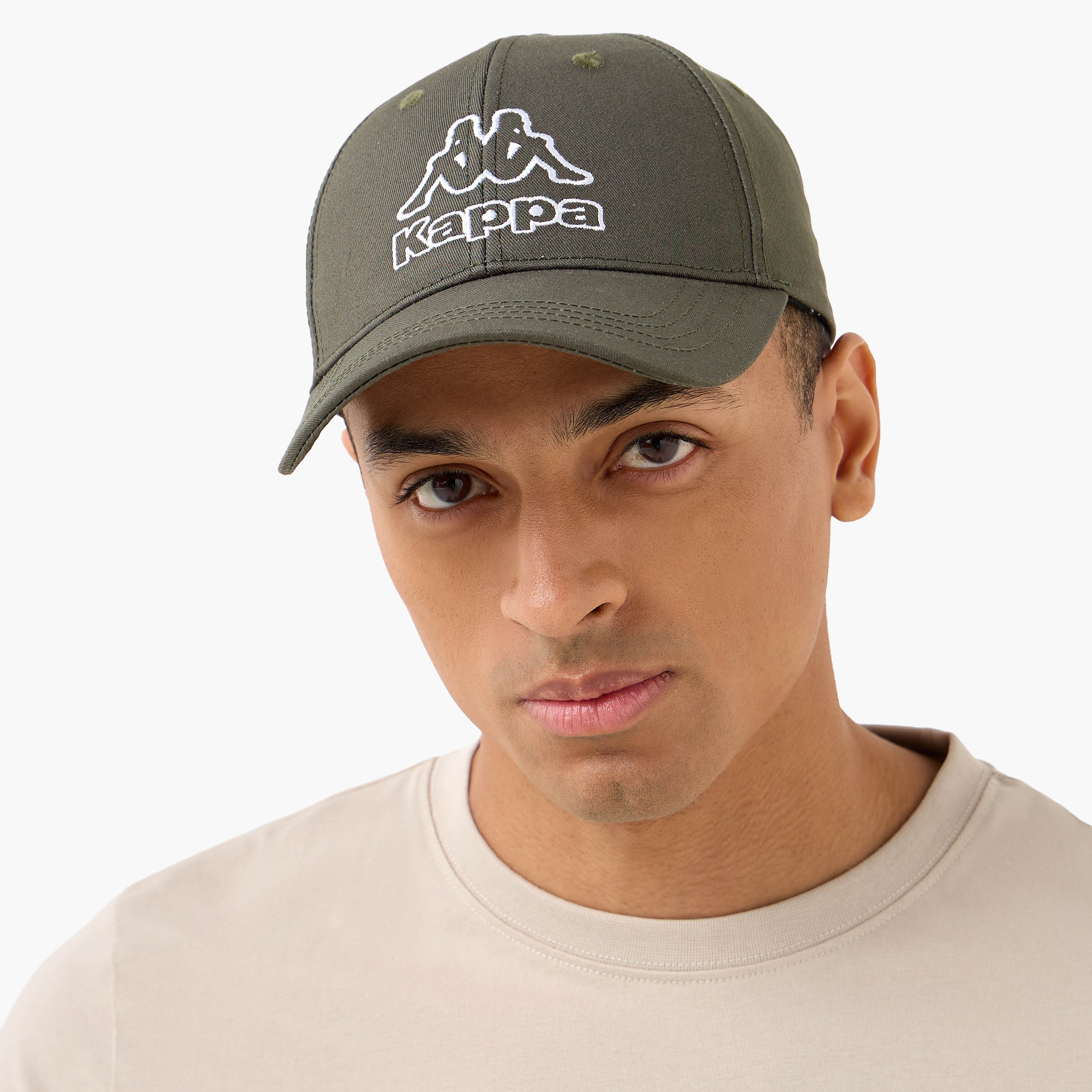 Kappa Men Baseball Cap with Logo Embroidery-men-caps-image-2