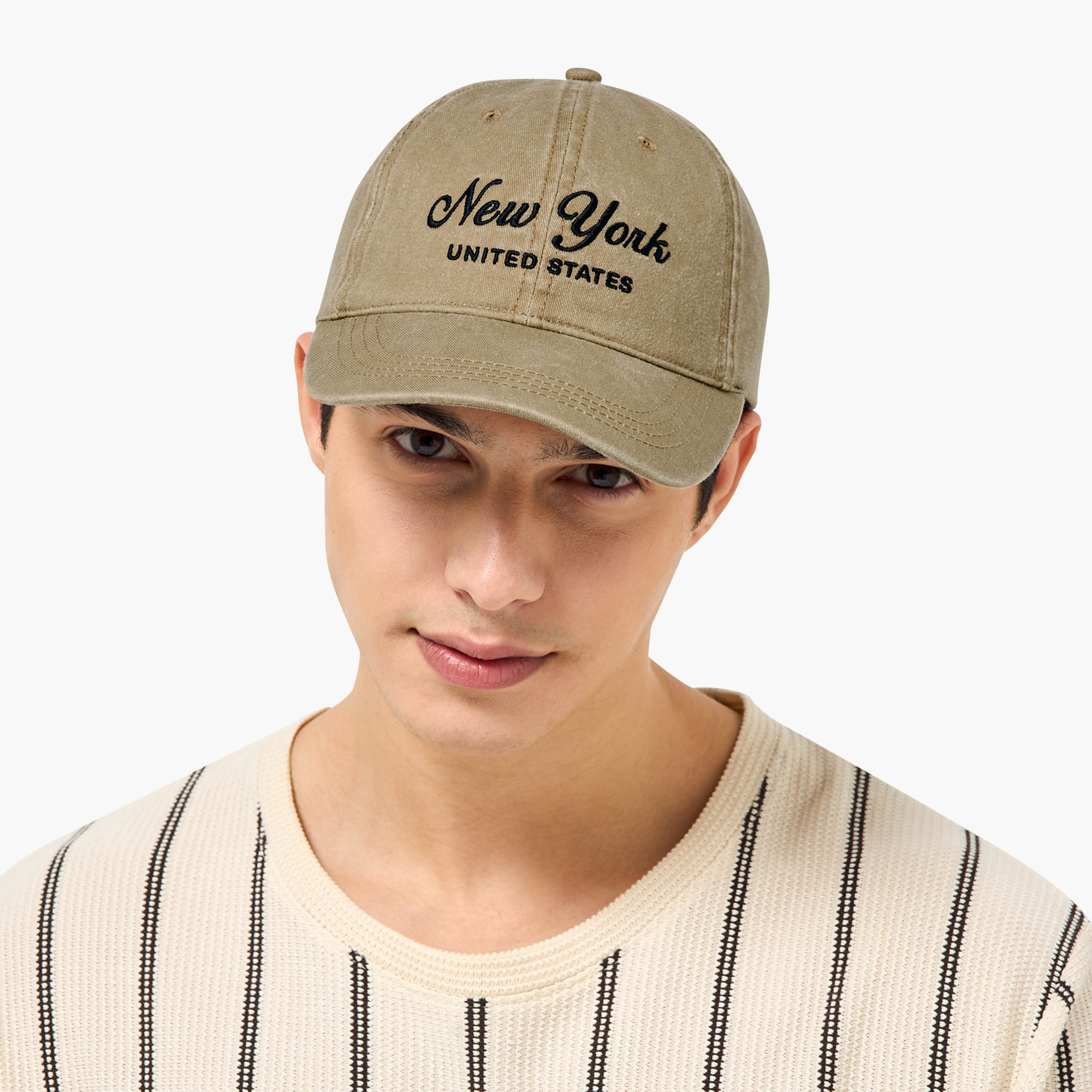 Men Cap with Buckled Strap Closure-men-caps-image-2