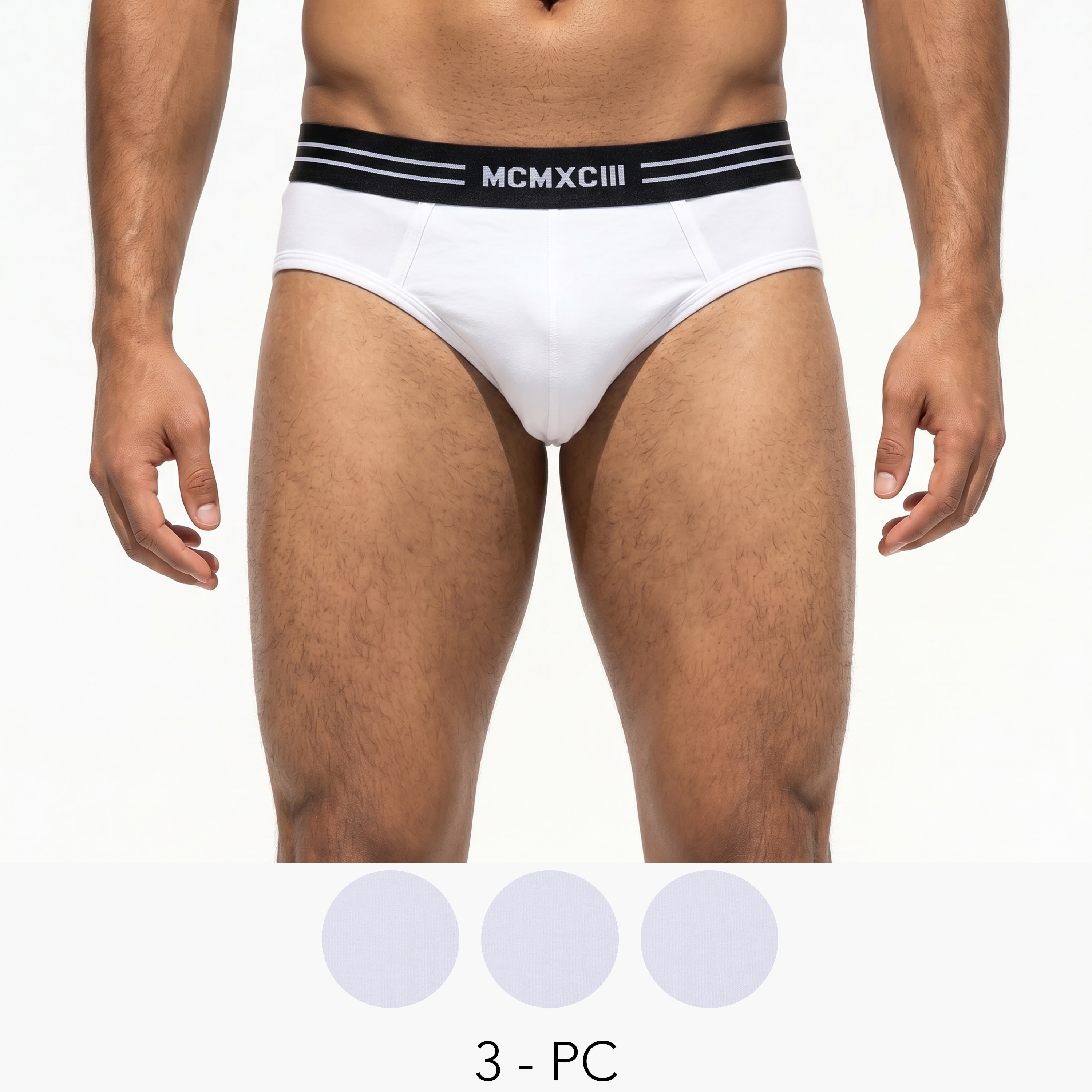 طقم سراويل قطنية بخصر مطاطي وطبعات - عدد 3-men-clothing-innerwear-underwear-image-1