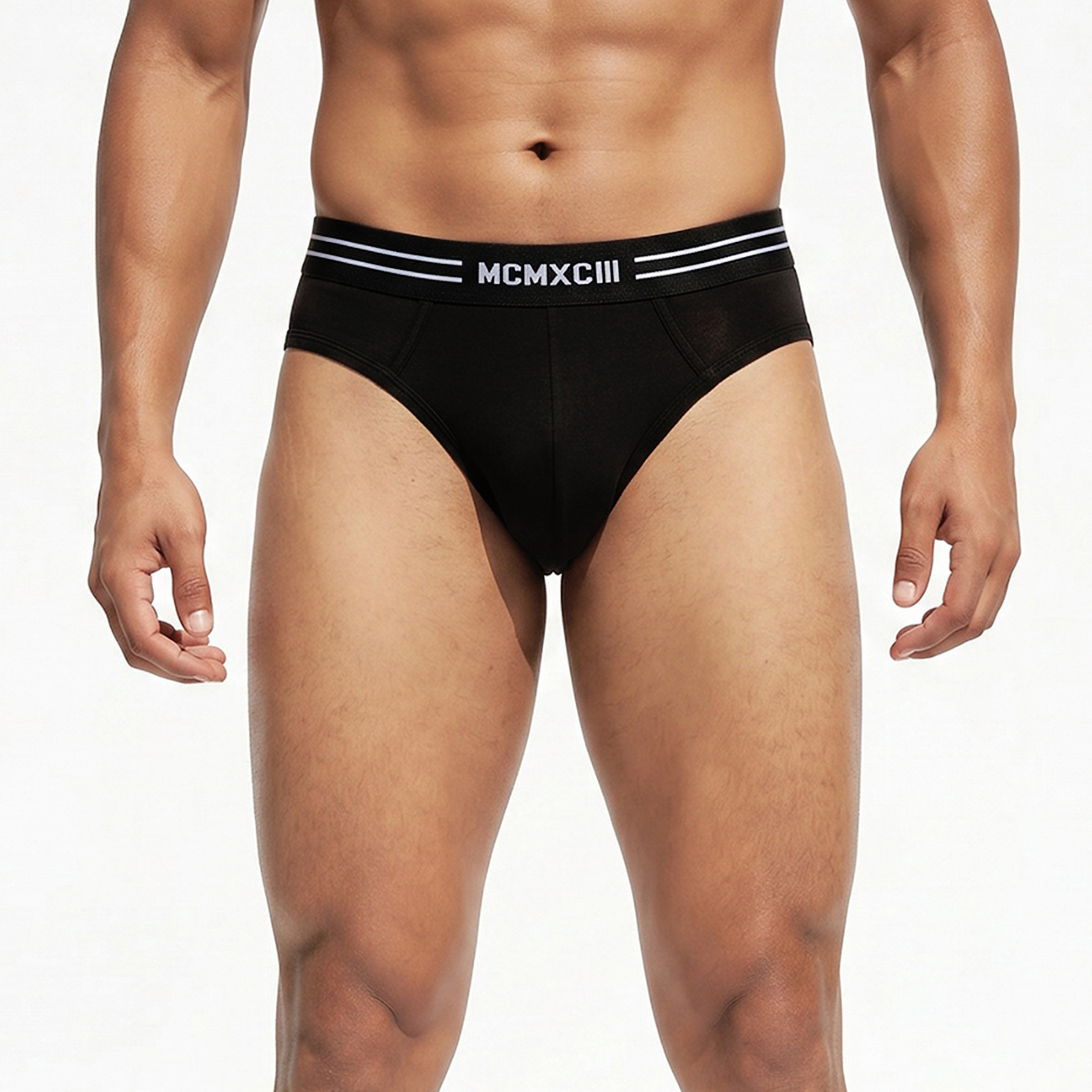 Printed Waistband Cotton Briefs - Pack of 3-men-clothing-innerwear-underwear-image-2