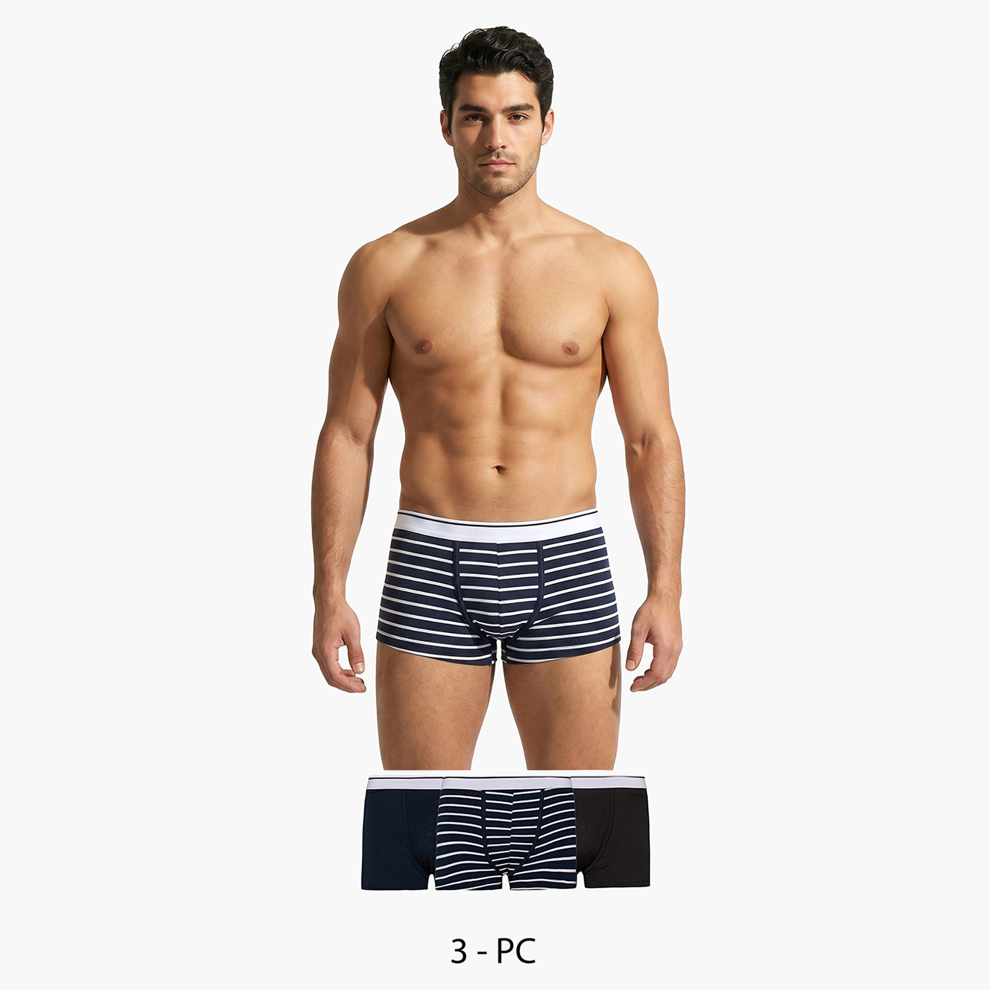 طقم سراويل ترانك مريحة 3 قطع-men-clothing-innerwear-underwear-image-1