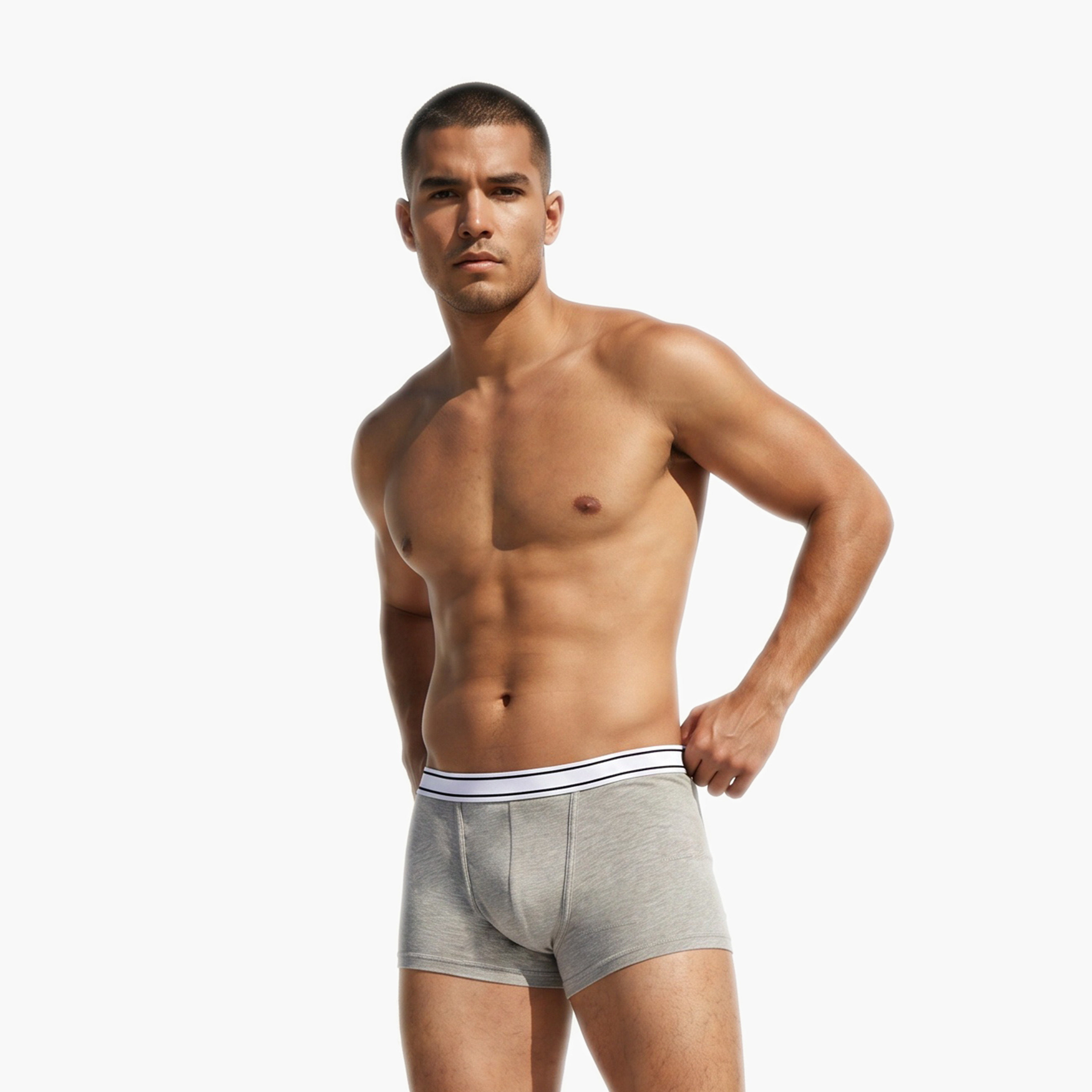 قميص قطن بملمس شيفلي بطبعة زهور من سبلاش يوت-men-clothing-innerwear-underwear-image-3