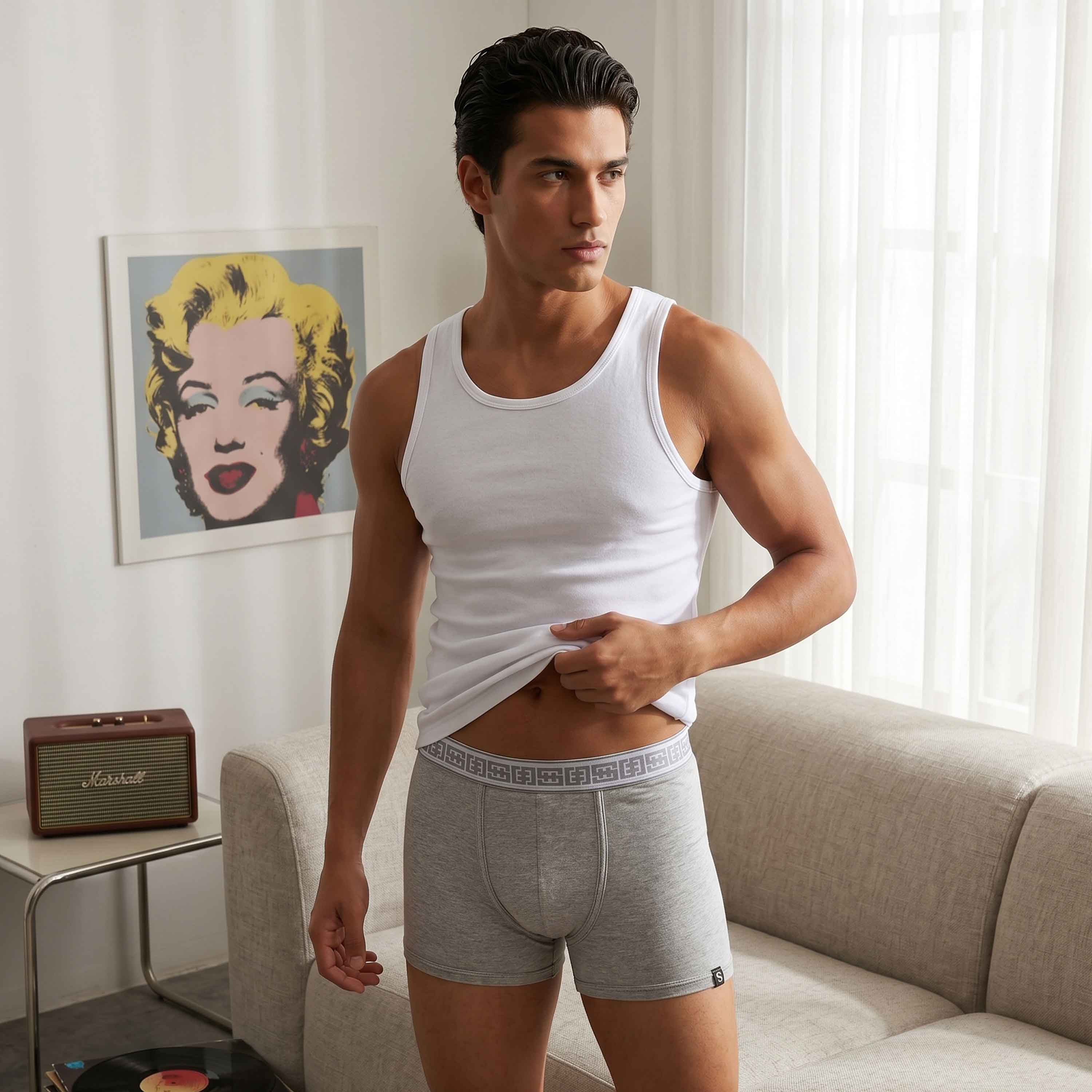 Textured Boxers - Pack of 3-men-clothing-innerwear-underwear-image-4